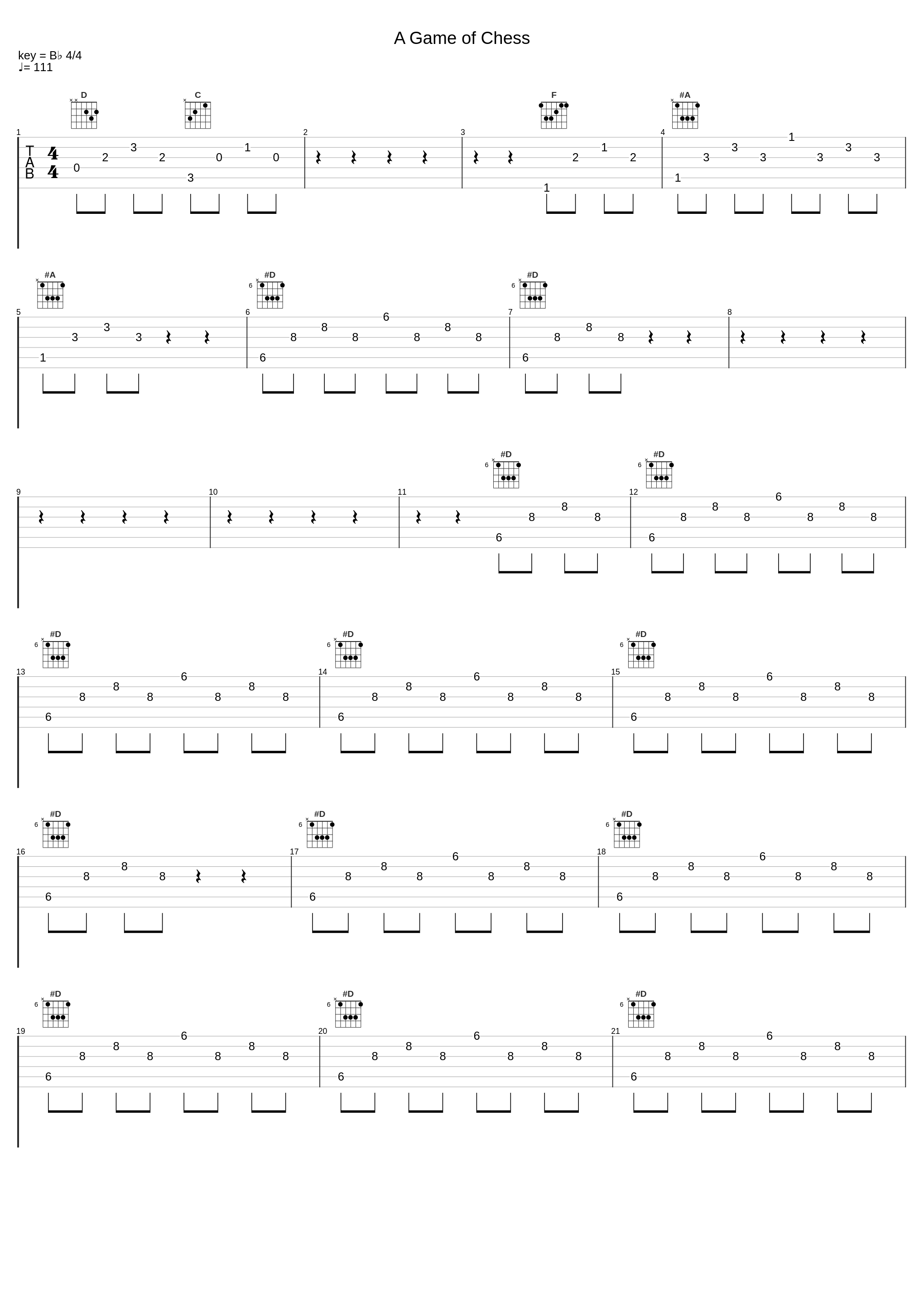 A Game of Chess_Alan Silvestri_1