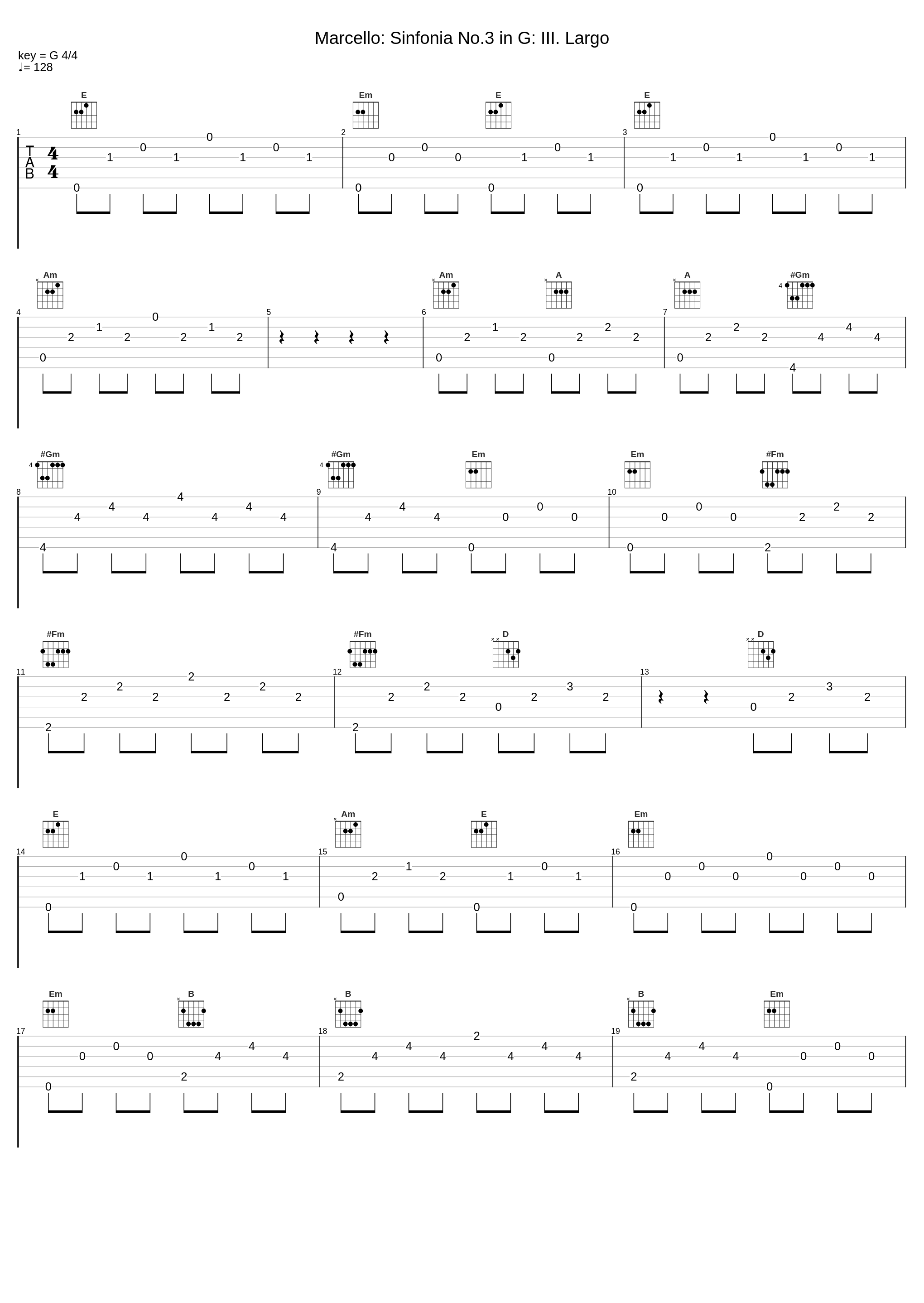 Marcello: Sinfonia No.3 in G: III. Largo_I Solisti di Milano,Angelo Ephrikian_1