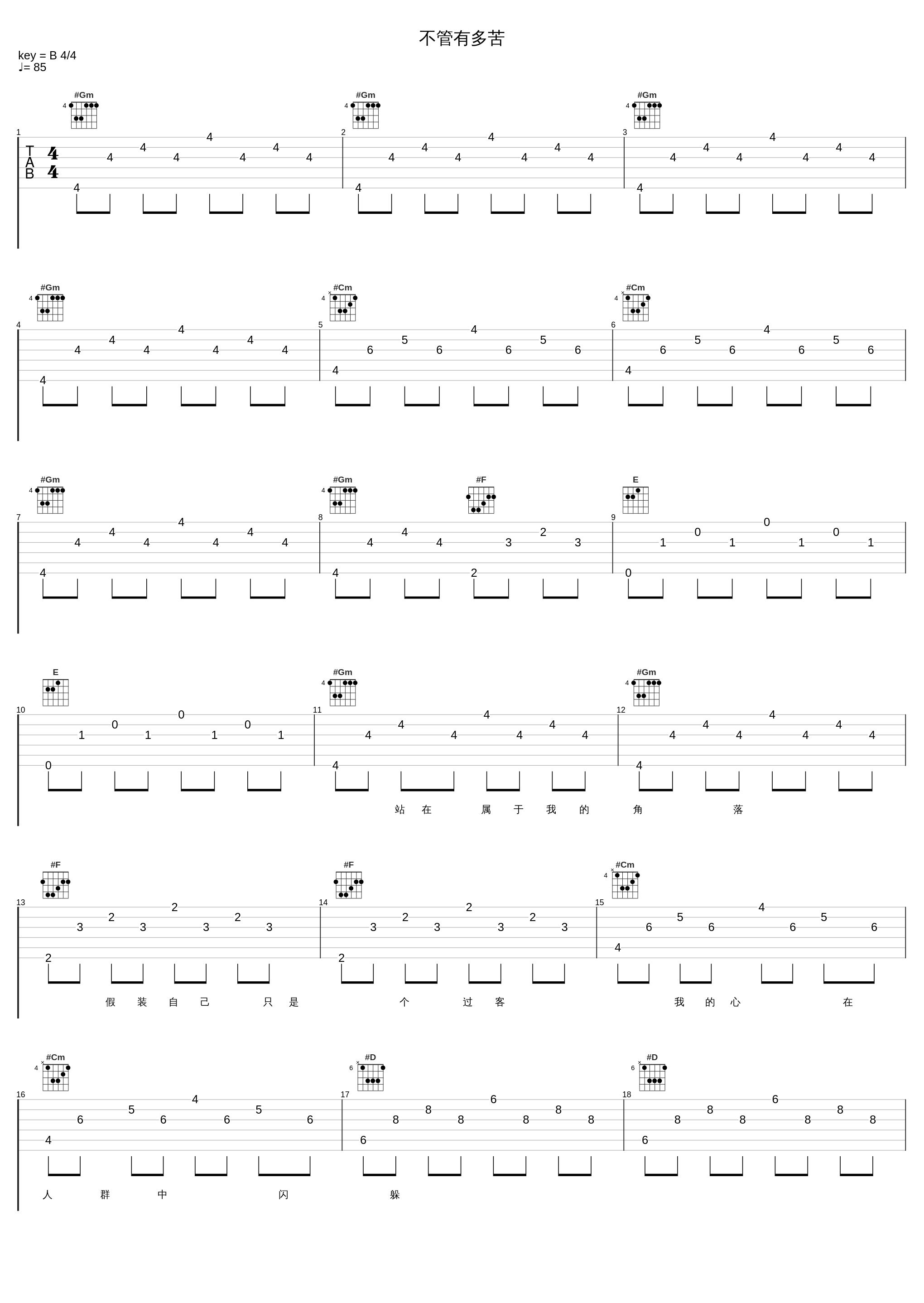 不管有多苦_樊桐舟_1