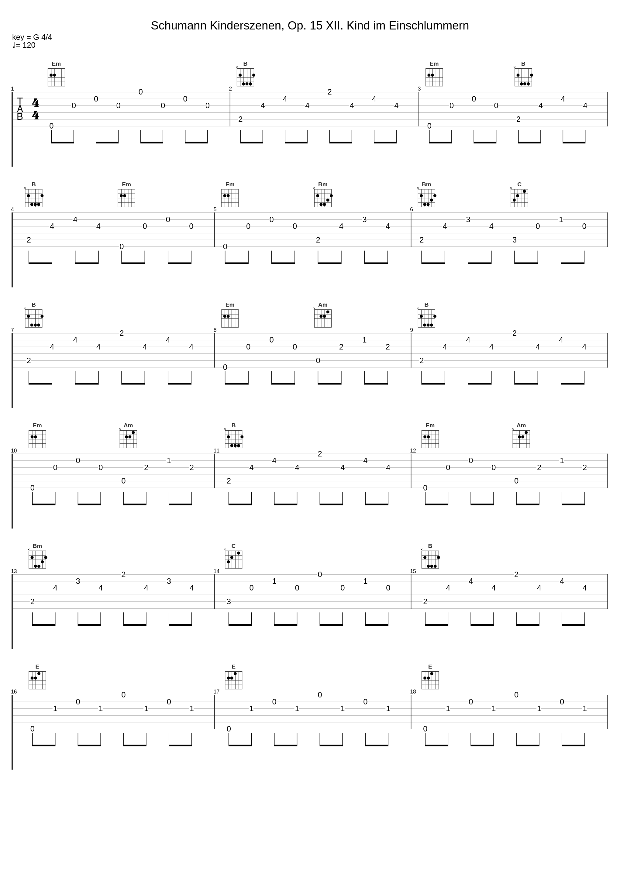 Schumann Kinderszenen, Op. 15 XII. Kind im Einschlummern_Piano Pianissimo,Simply Piano,Piano Shades_1