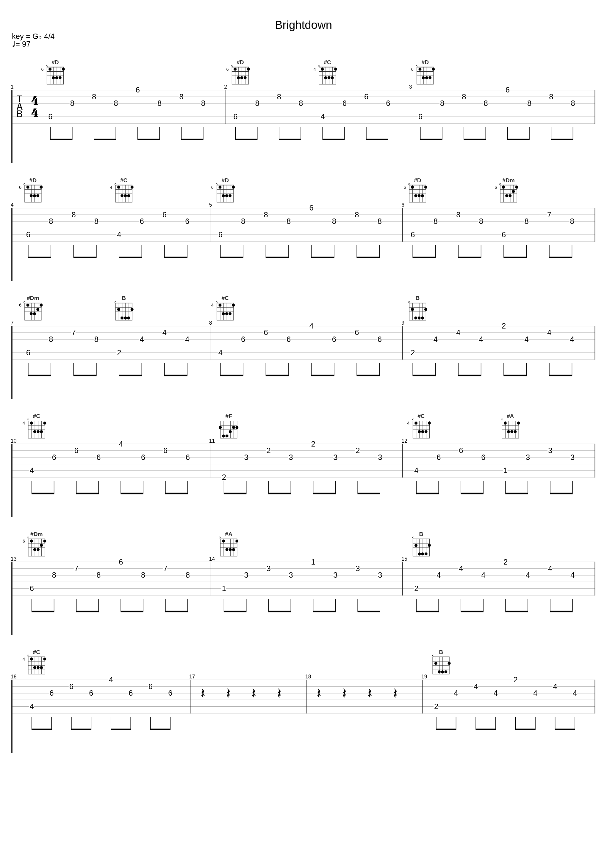 Brightdown_玉置成实_1