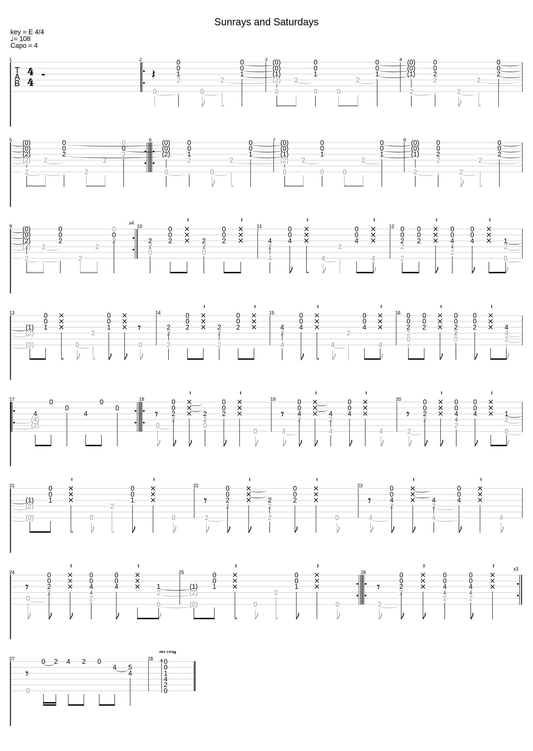 Sunrays And Saturdays_Vertical Horizon_1