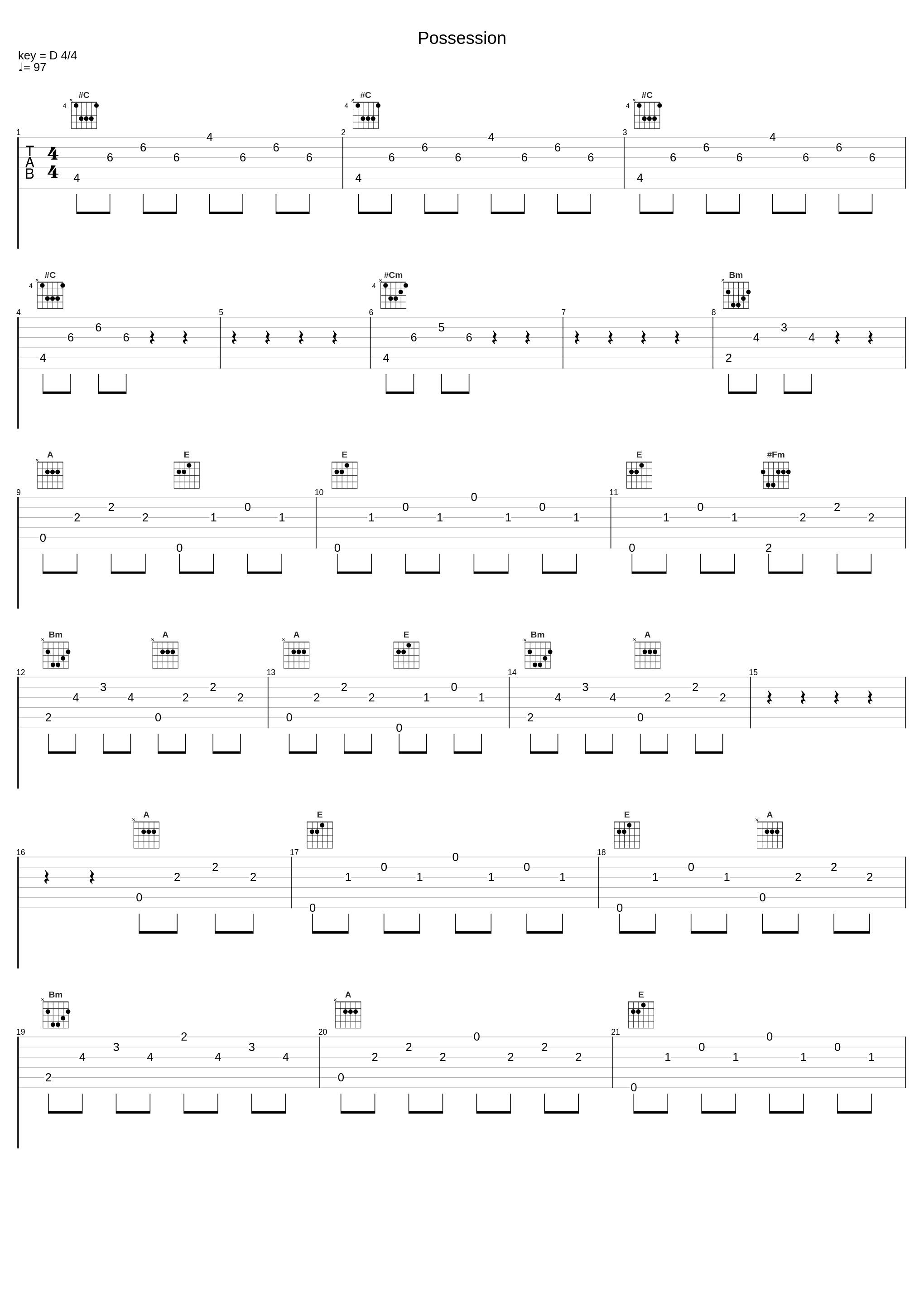 Possession_Vitamin String Quartet_1