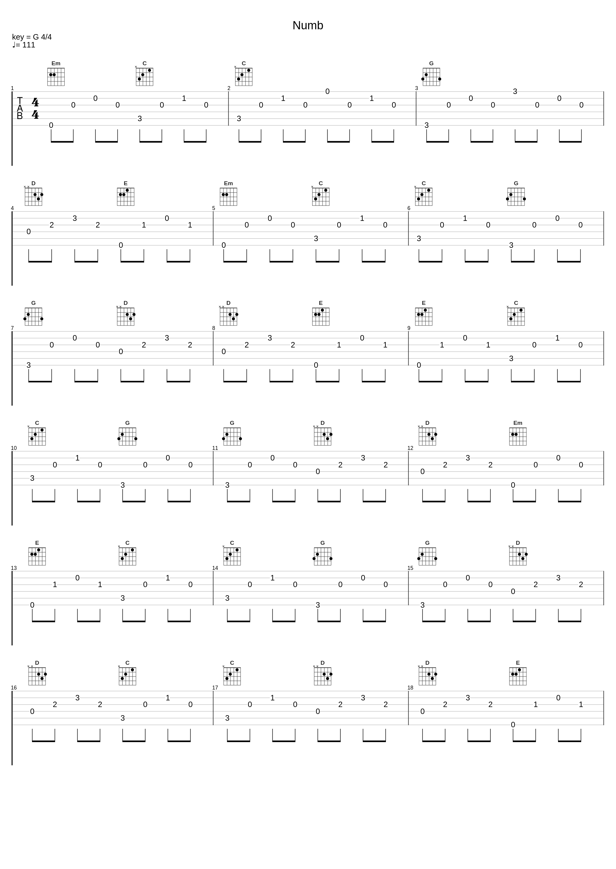 Numb_Vitamin String Quartet_1