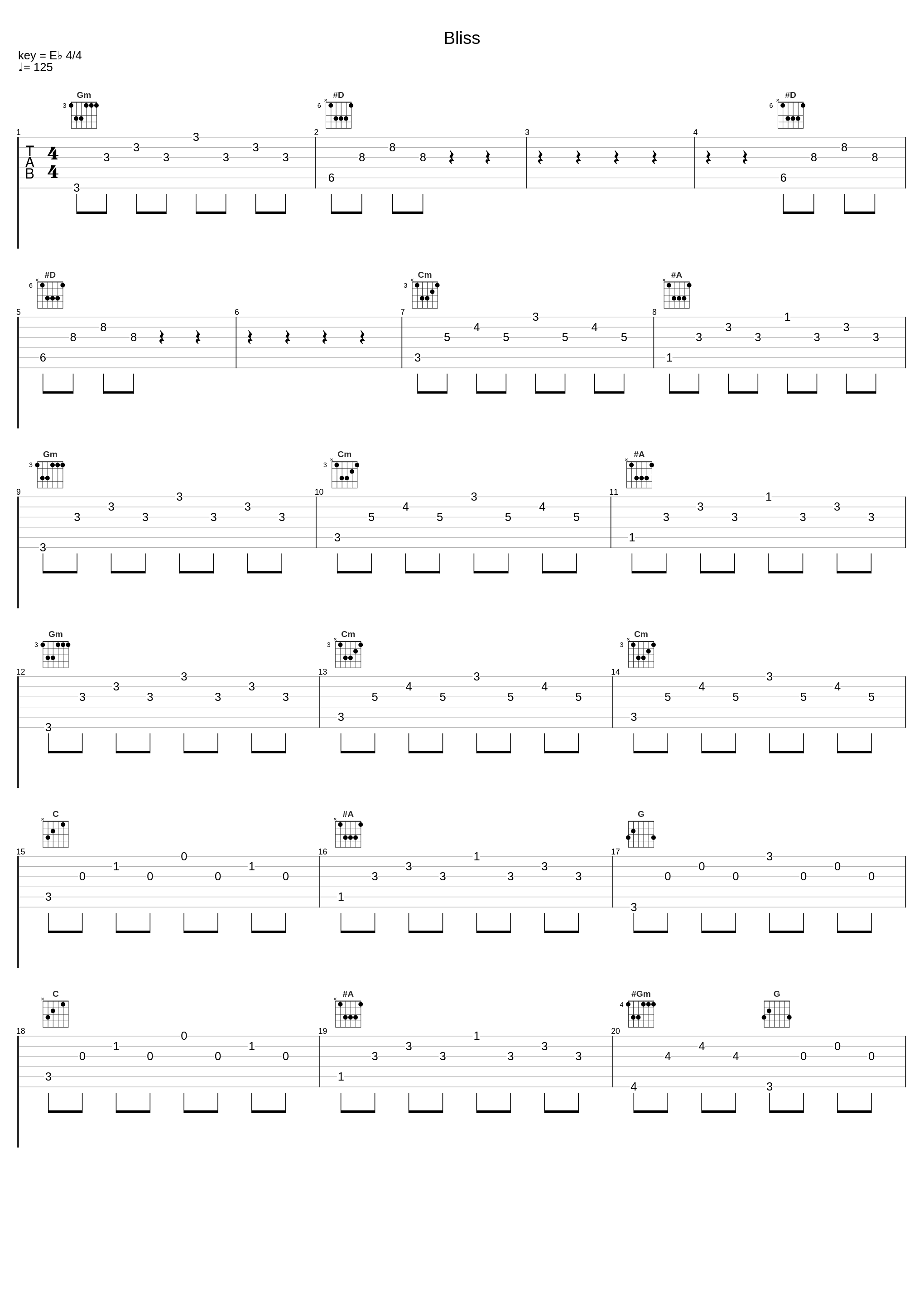 Bliss_Vitamin String Quartet_1