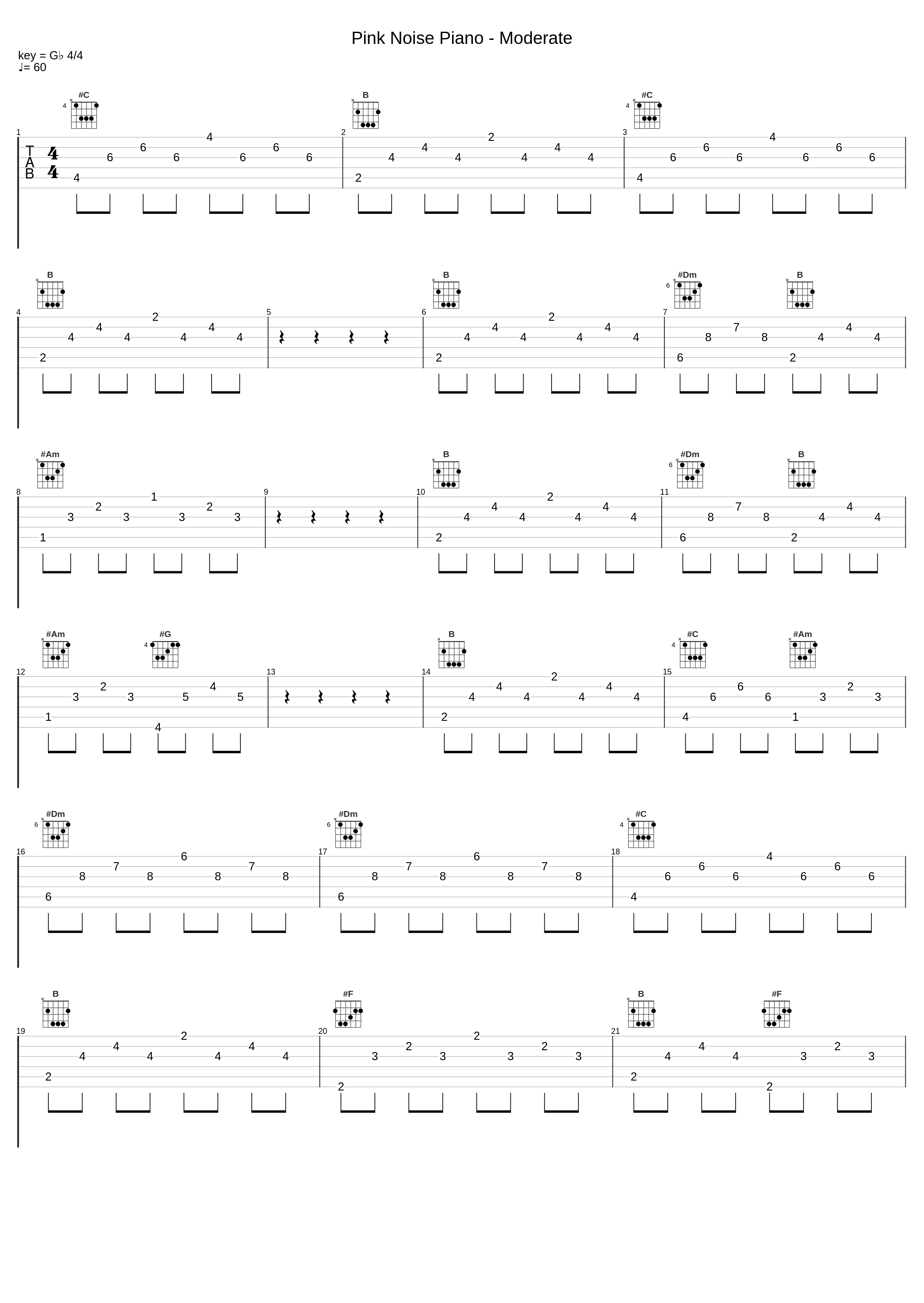 Pink Noise Piano - Moderate_Deep Sleep Pink Noises,Sleep Music,Pink Noise_1