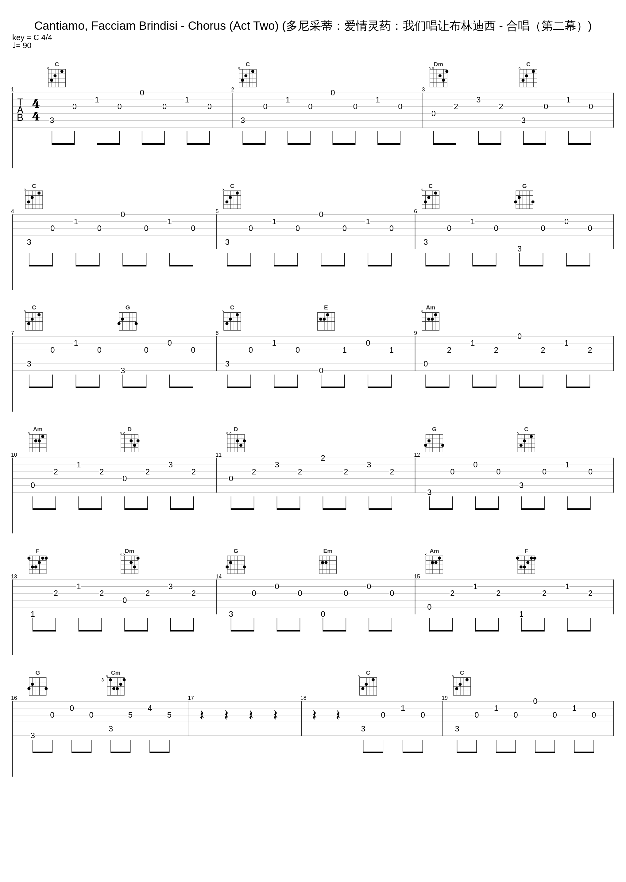 Cantiamo, Facciam Brindisi - Chorus (Act Two) (多尼采蒂：爱情灵药：我们唱让布林迪西 - 合唱（第二幕）)_Gianandrea Gavazzeni,Chorus of the Florence May Festival,Orchestra of the Florence May Festival_1