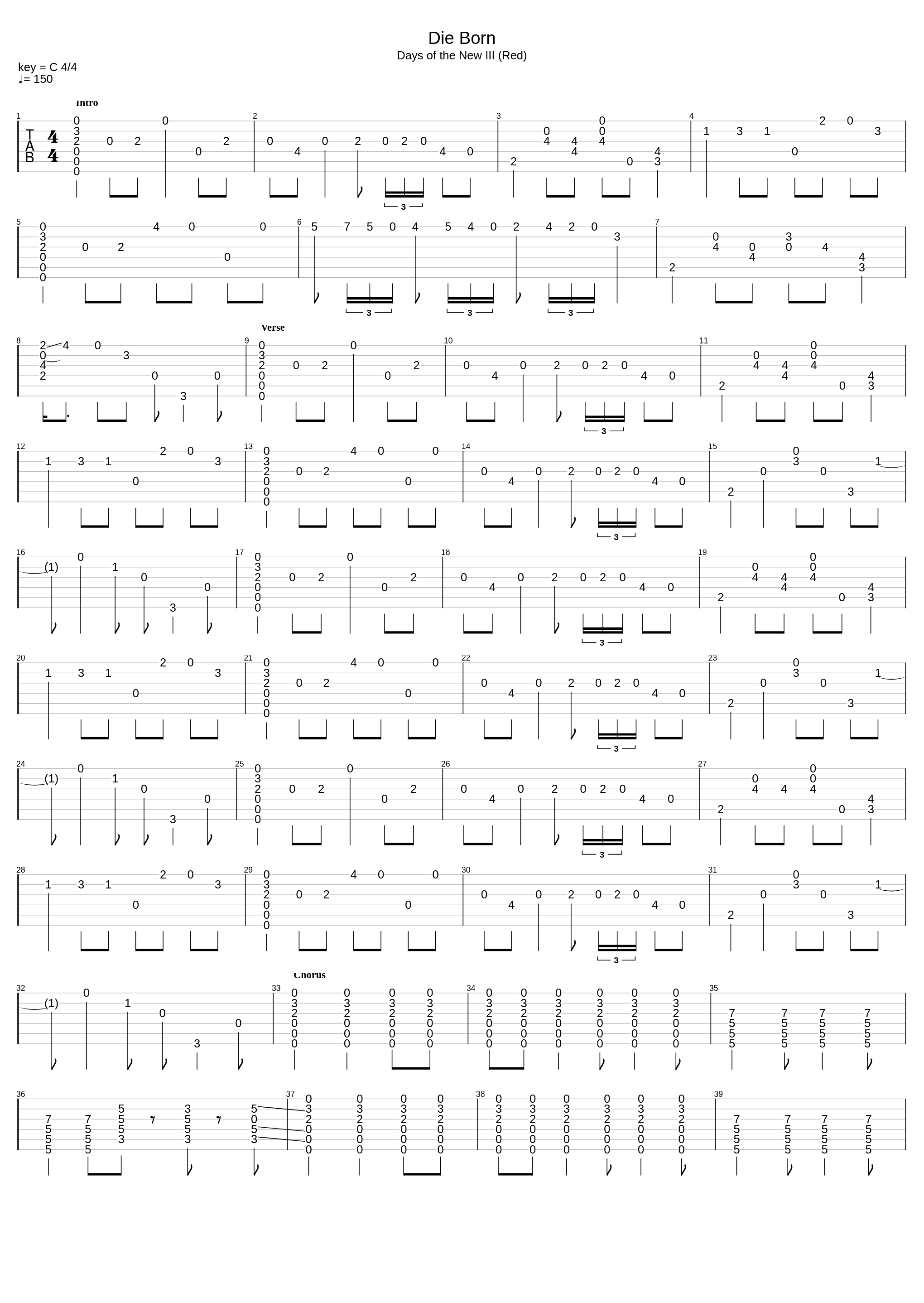 Die Born_Days Of The New_1