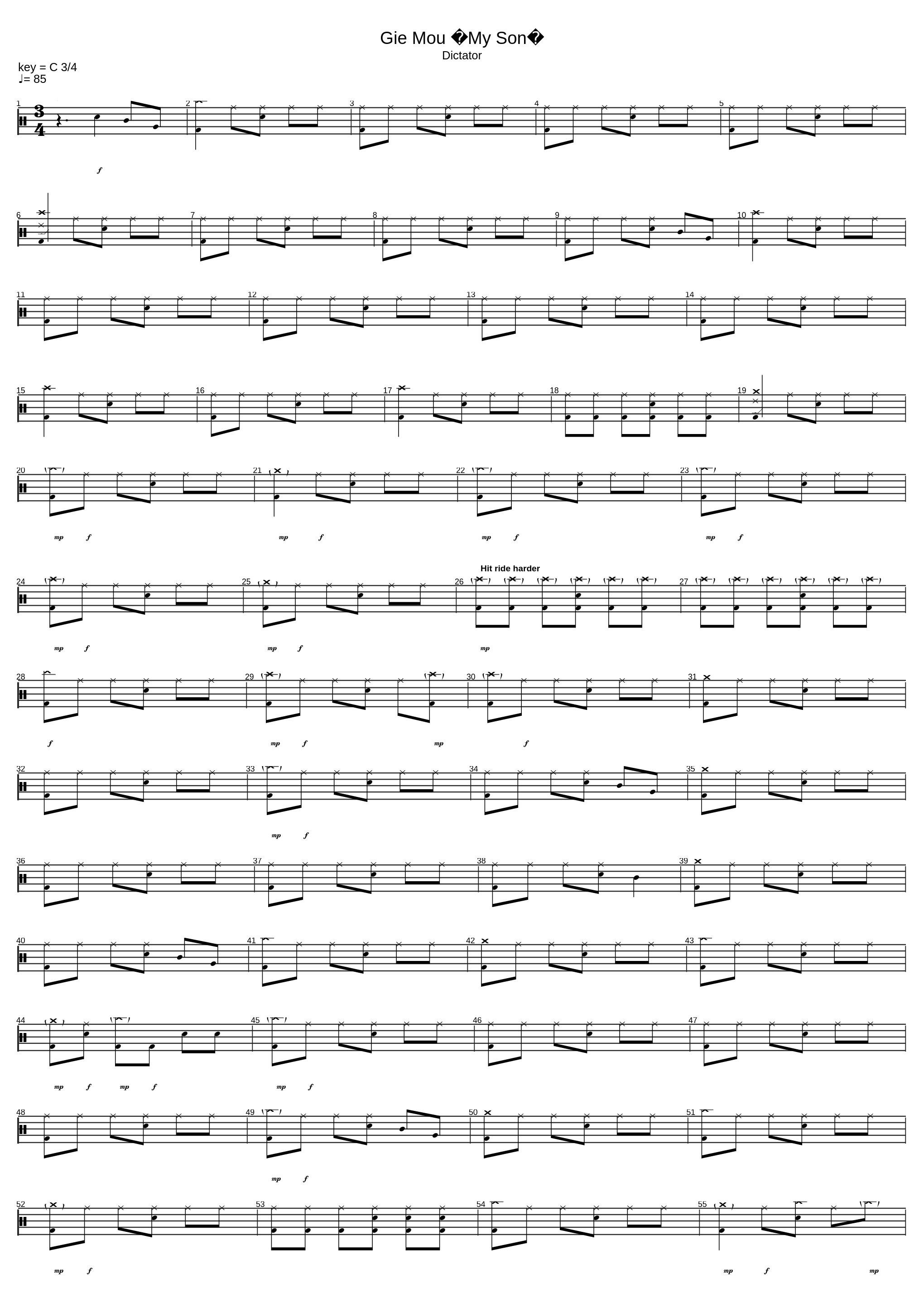 Gie Mou “My Son”_Scars On Broadway_1