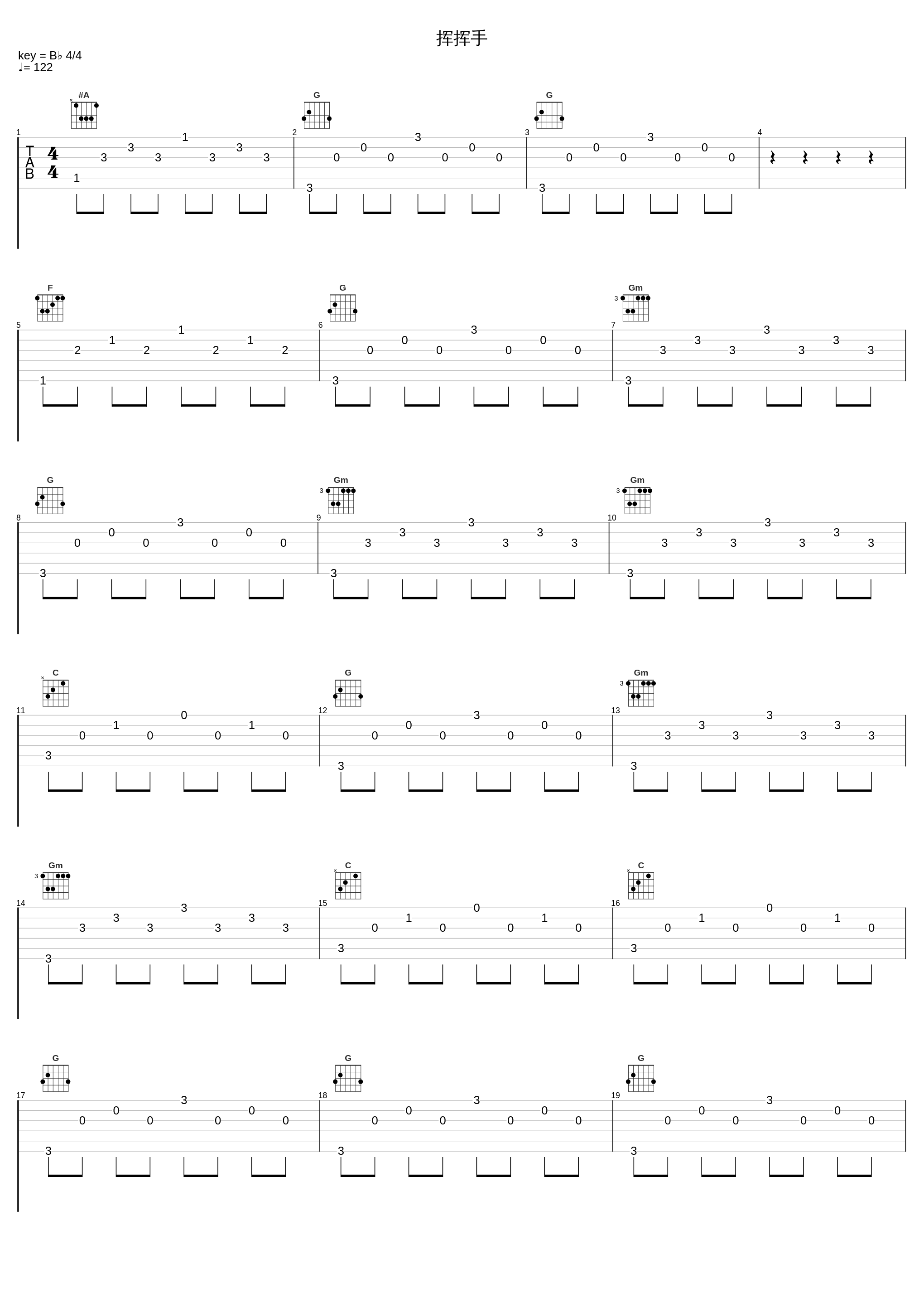 挥挥手_零点乐队_1