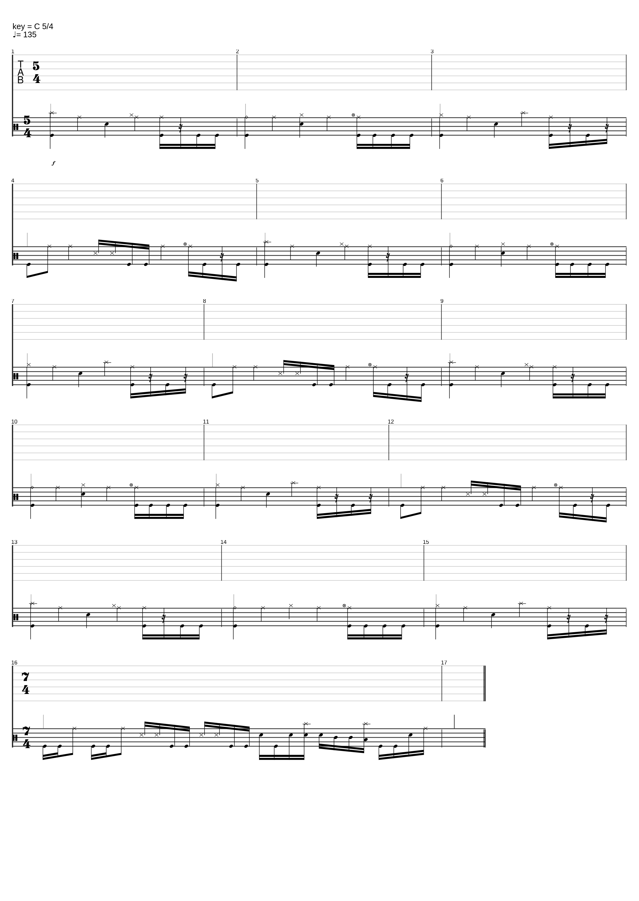 5/4 Drum Beat [V2] (With Fill)_Conor Canning_1