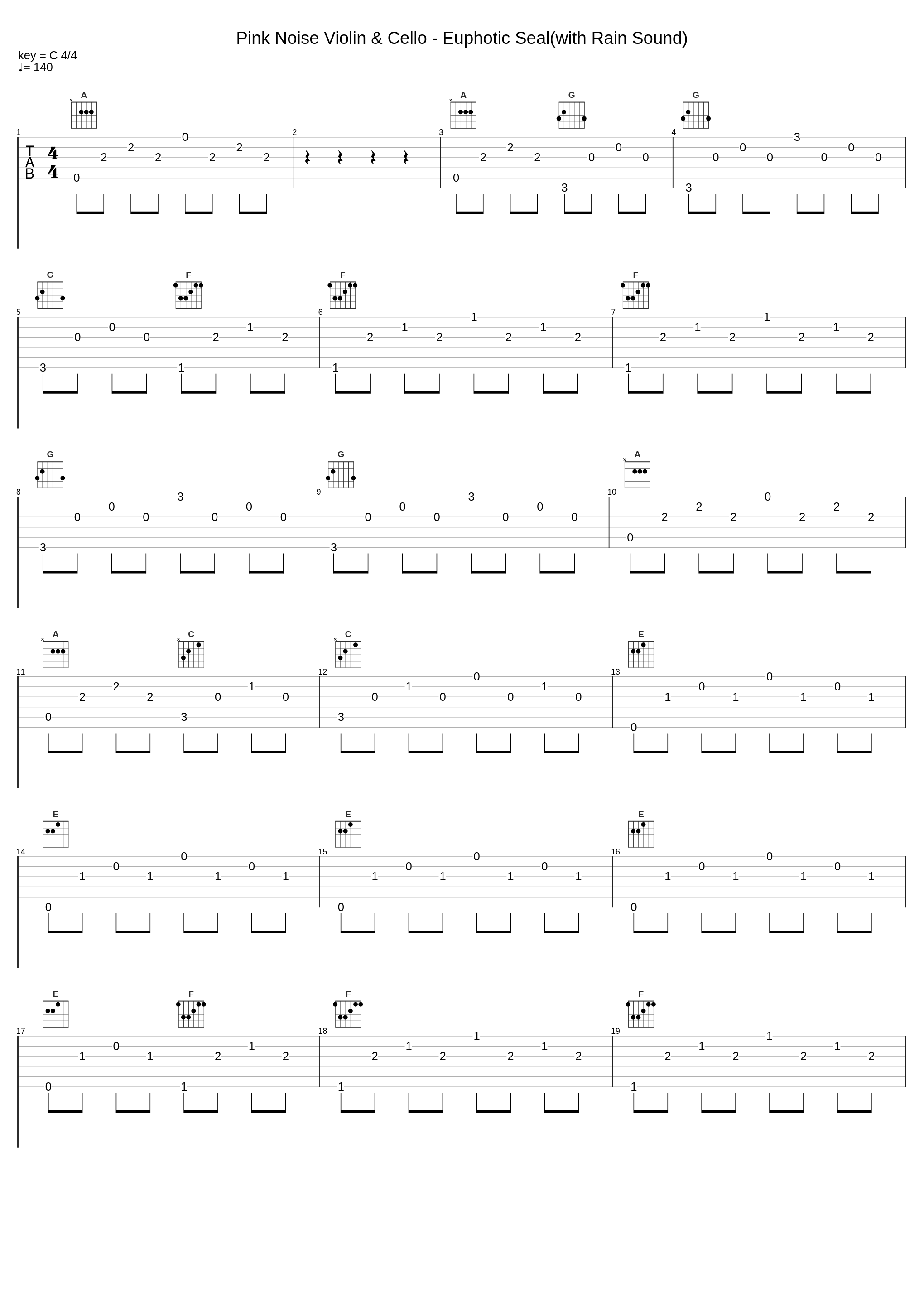 Pink Noise Violin & Cello - Euphotic Seal(with Rain Sound)_Pink Noise,Pink Noise Music,Sleep Music_1