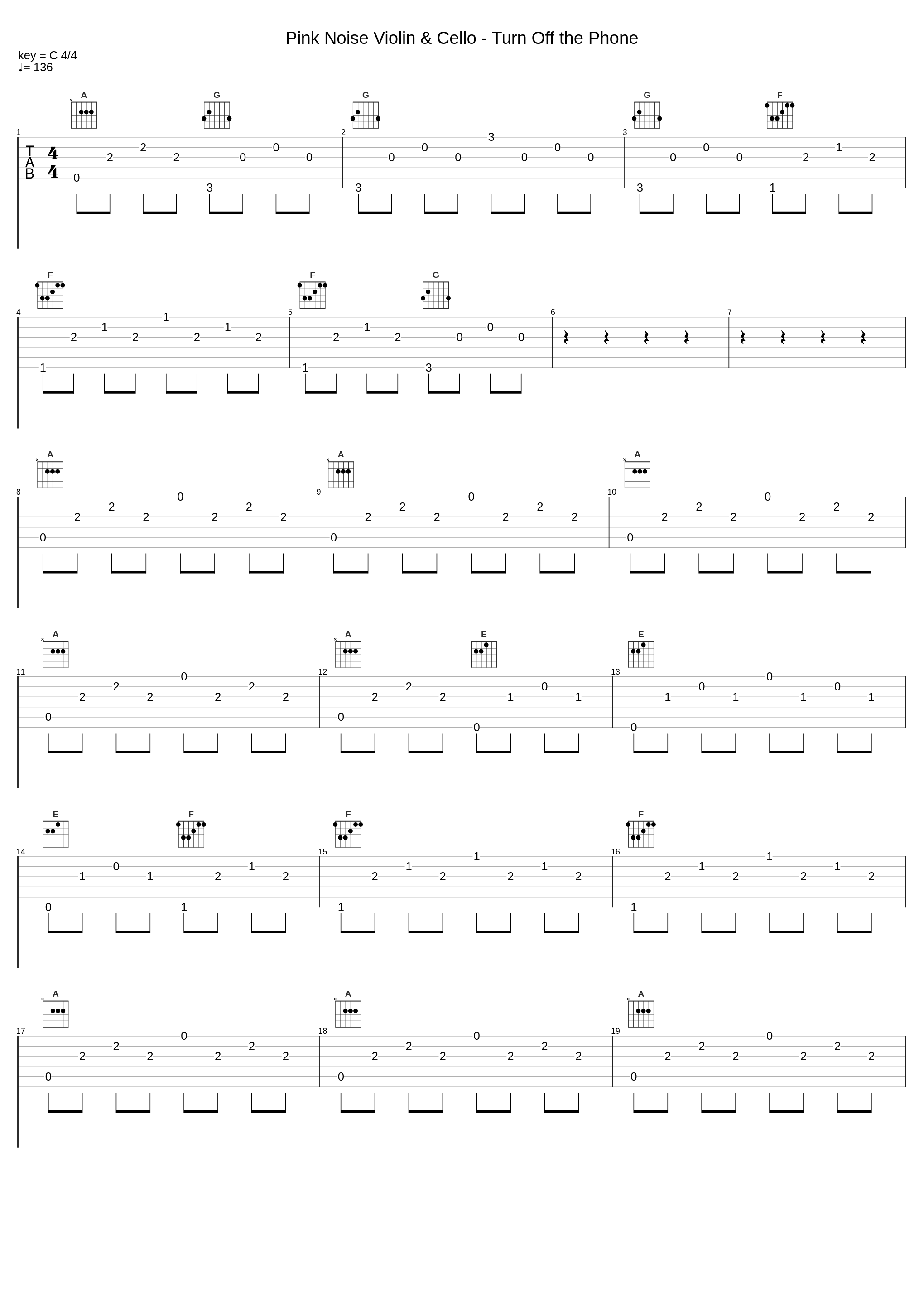 Pink Noise Violin & Cello - Turn Off the Phone_Pink Noise Music,Pink Noise,Sleep Music_1