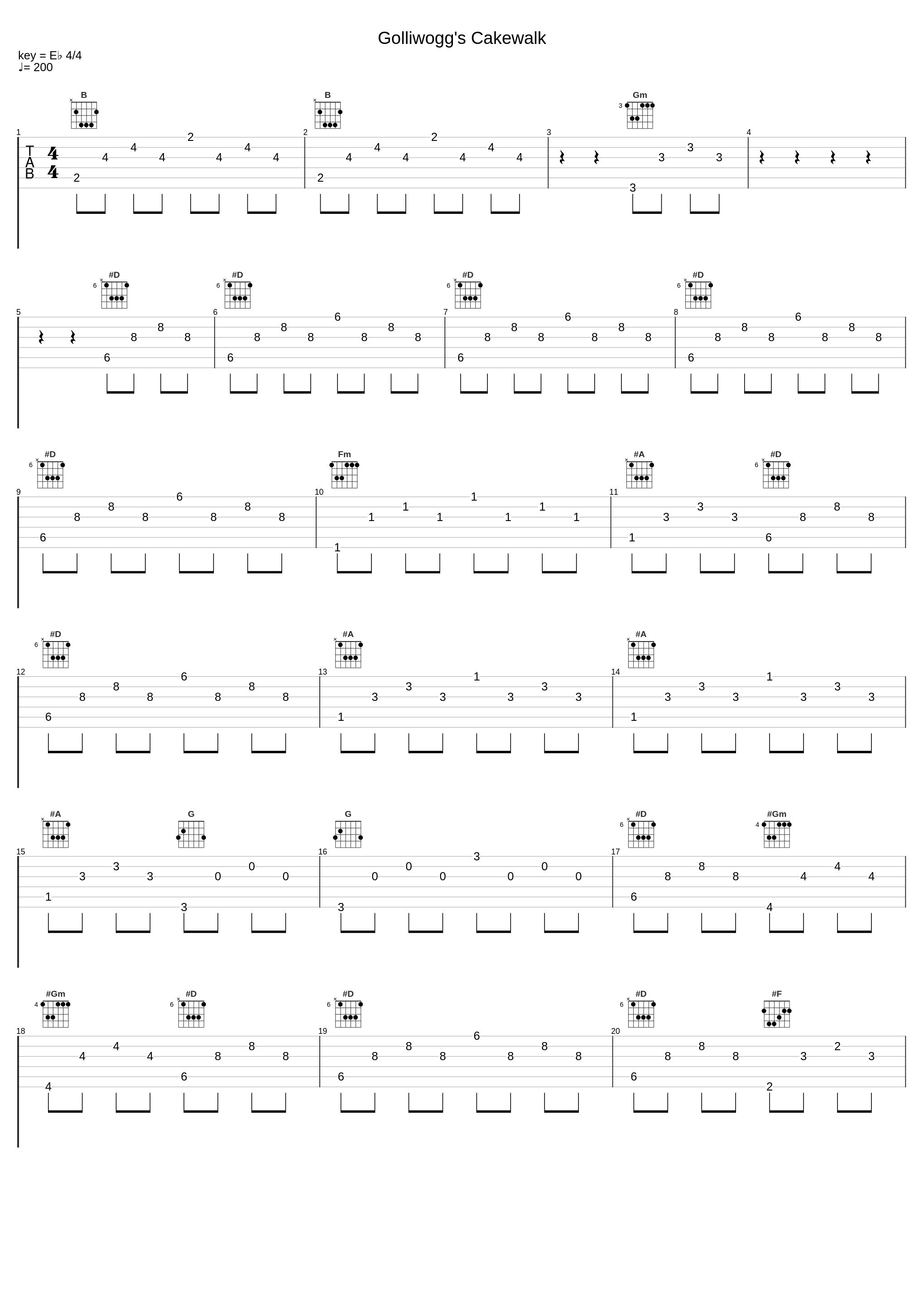 Golliwogg's Cakewalk_Sergei Rachmaninoff_1