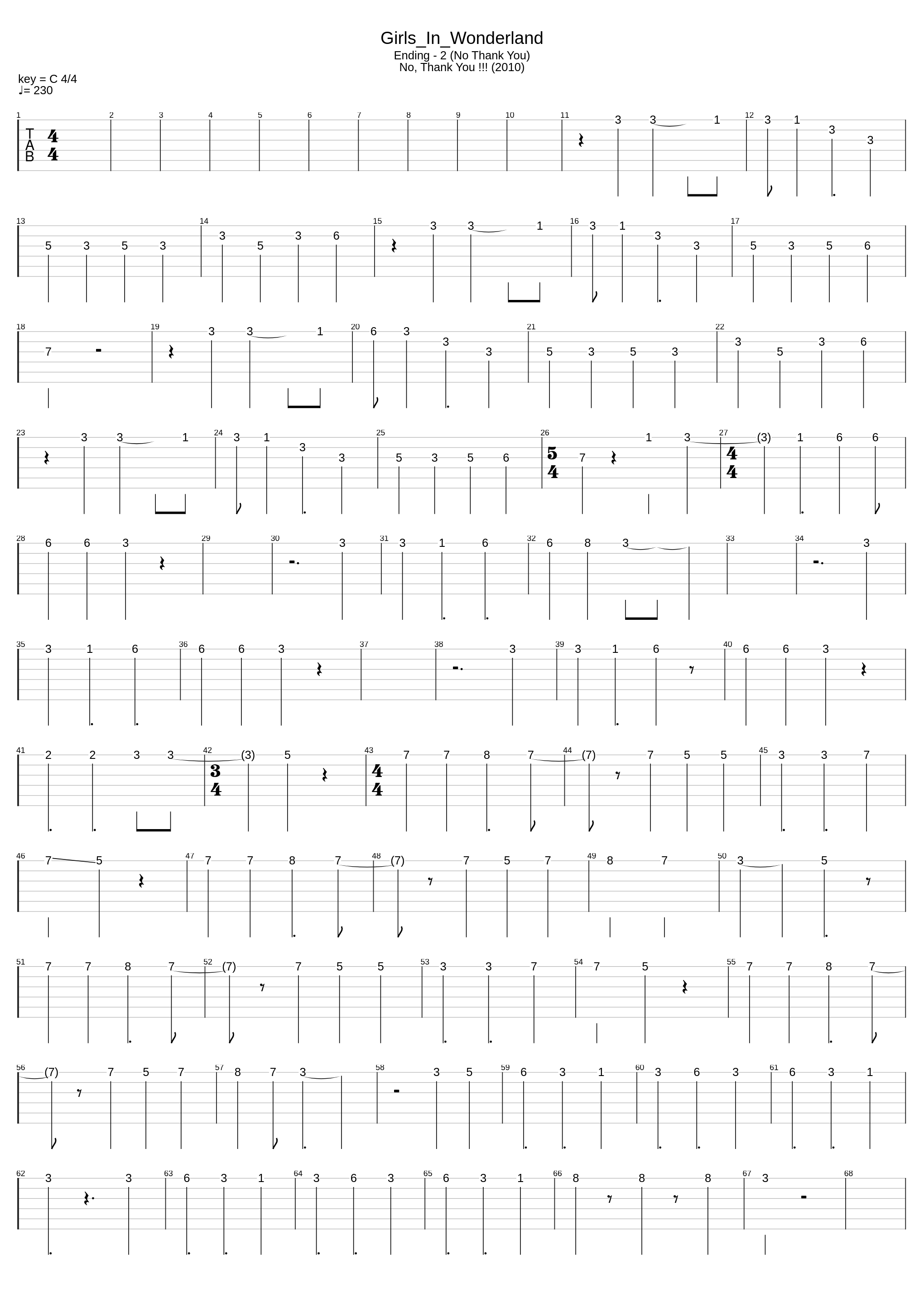 Girls Is Wonderland_K-On!!_1