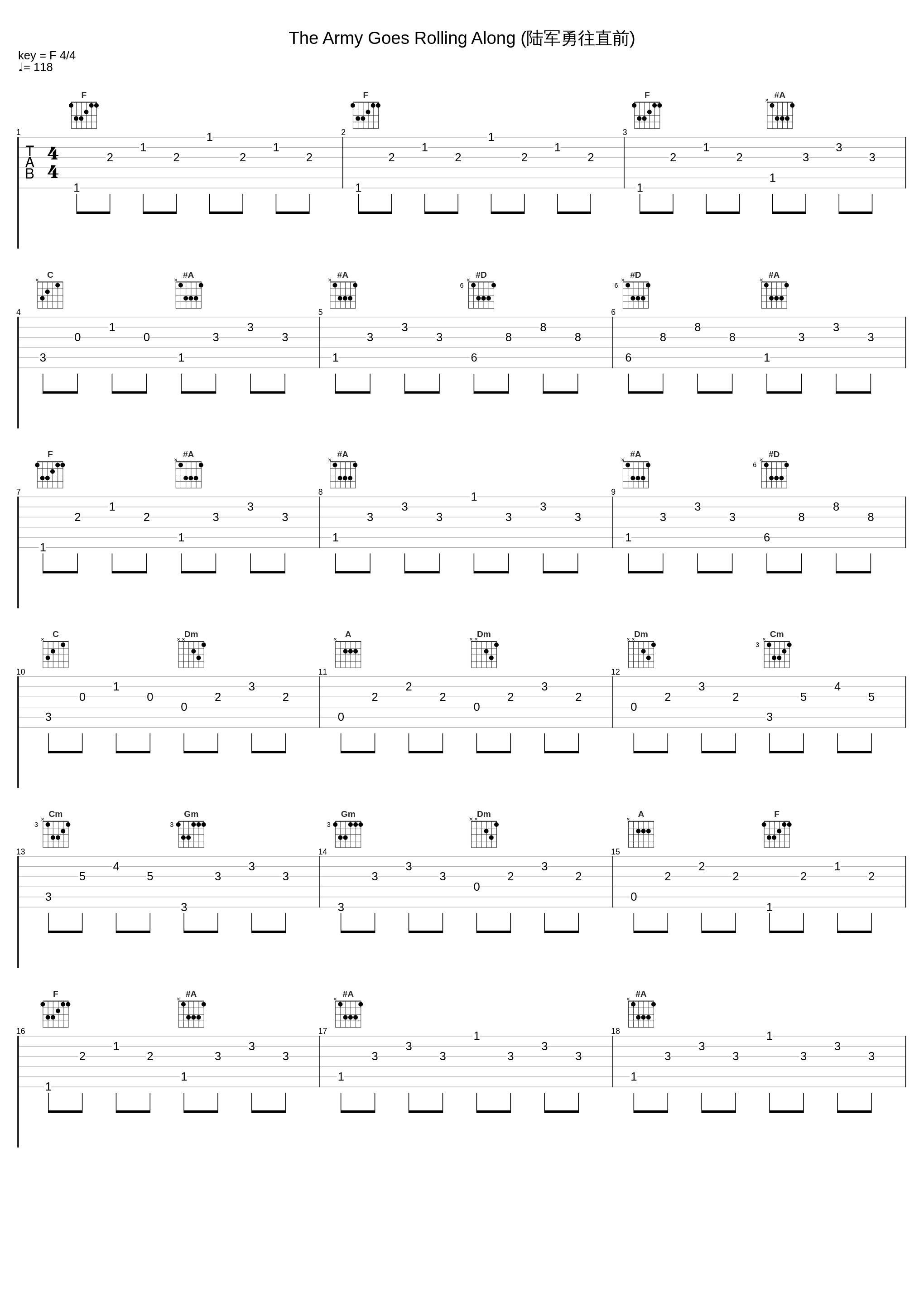 The Army Goes Rolling Along (陆军勇往直前)_US Army Band_1