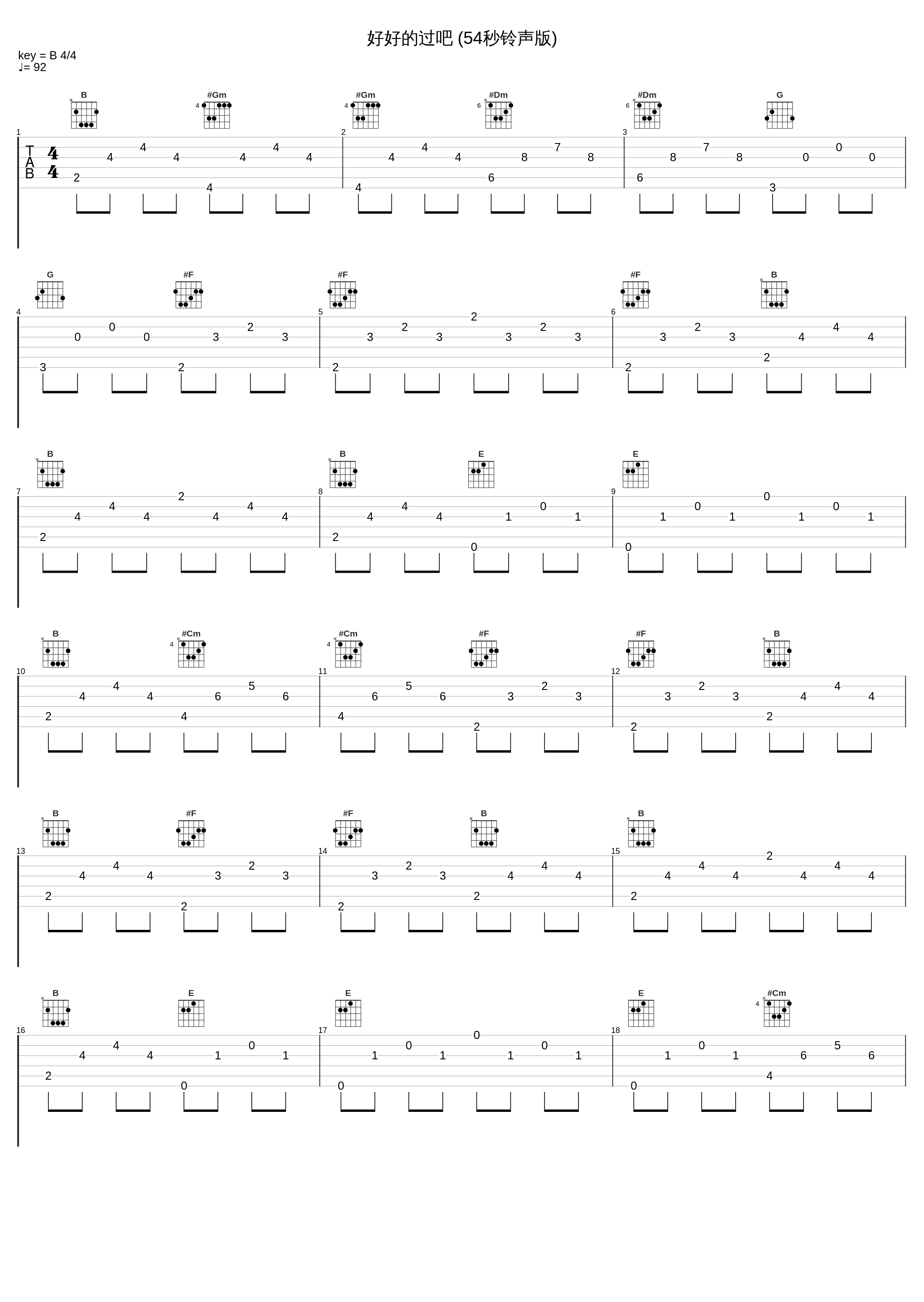 好好的过吧 (54秒铃声版)_赵咏华_1