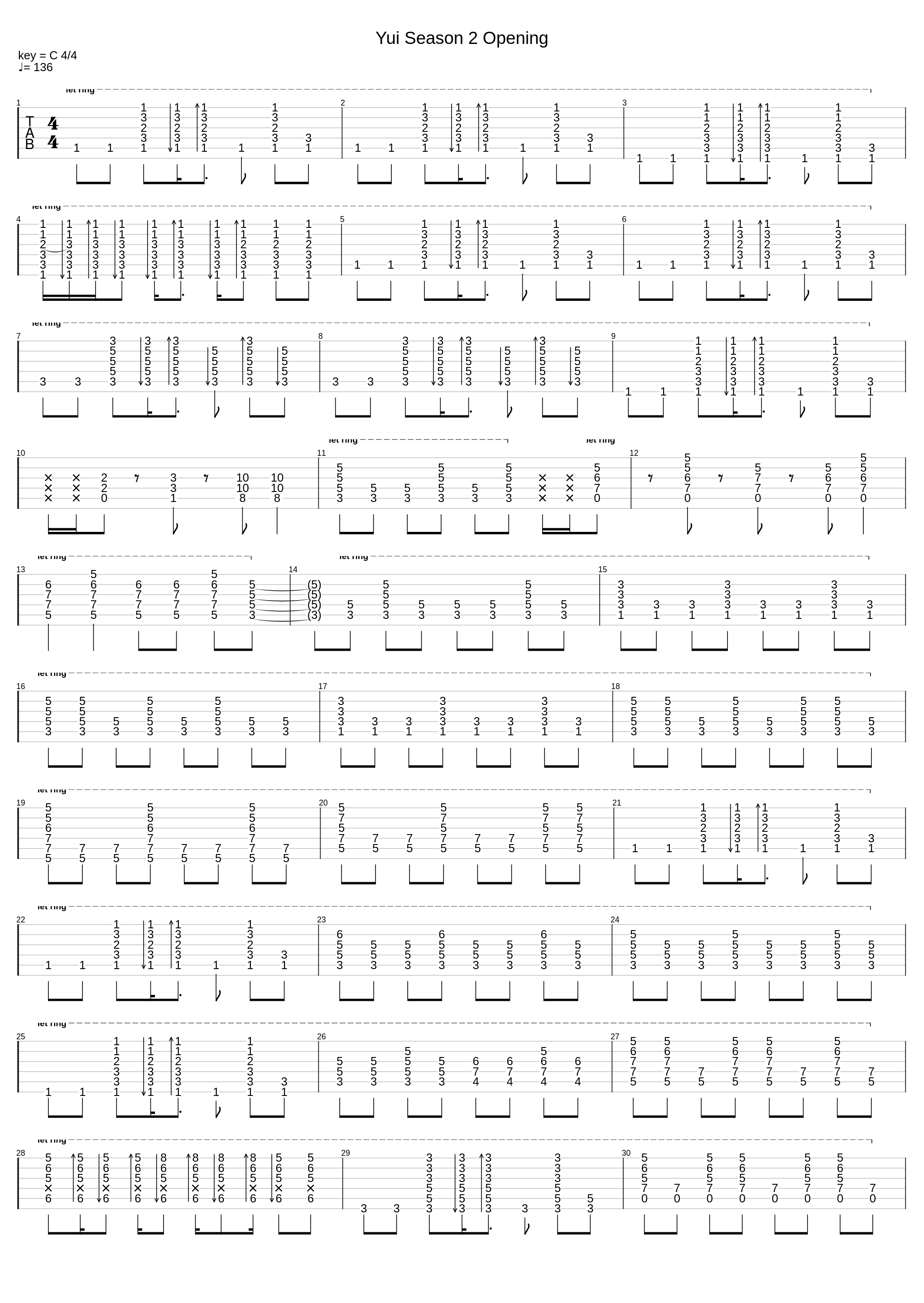 Yui Season 2 Opening_K-On!!_1