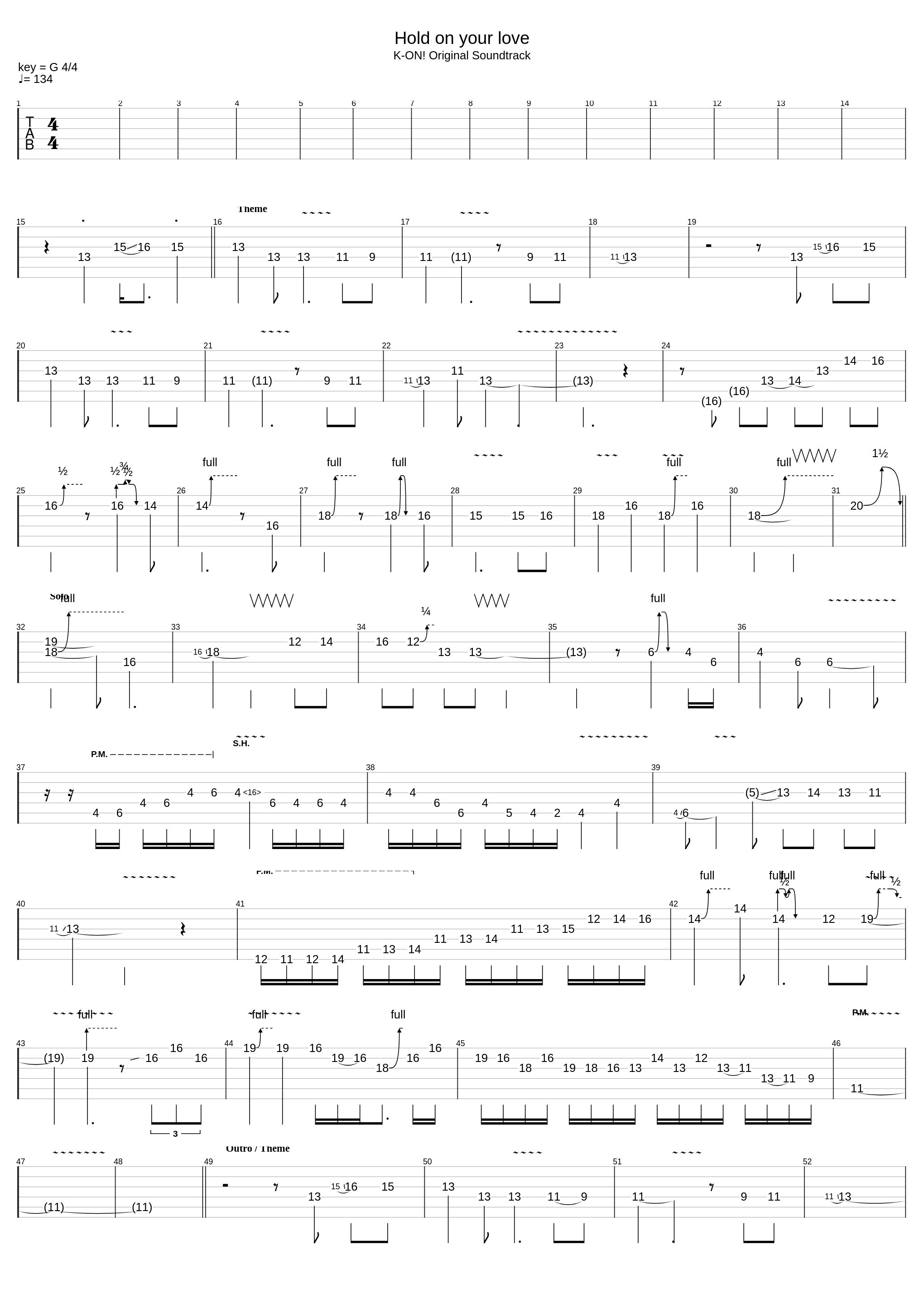 hold on to your love_K-On_1