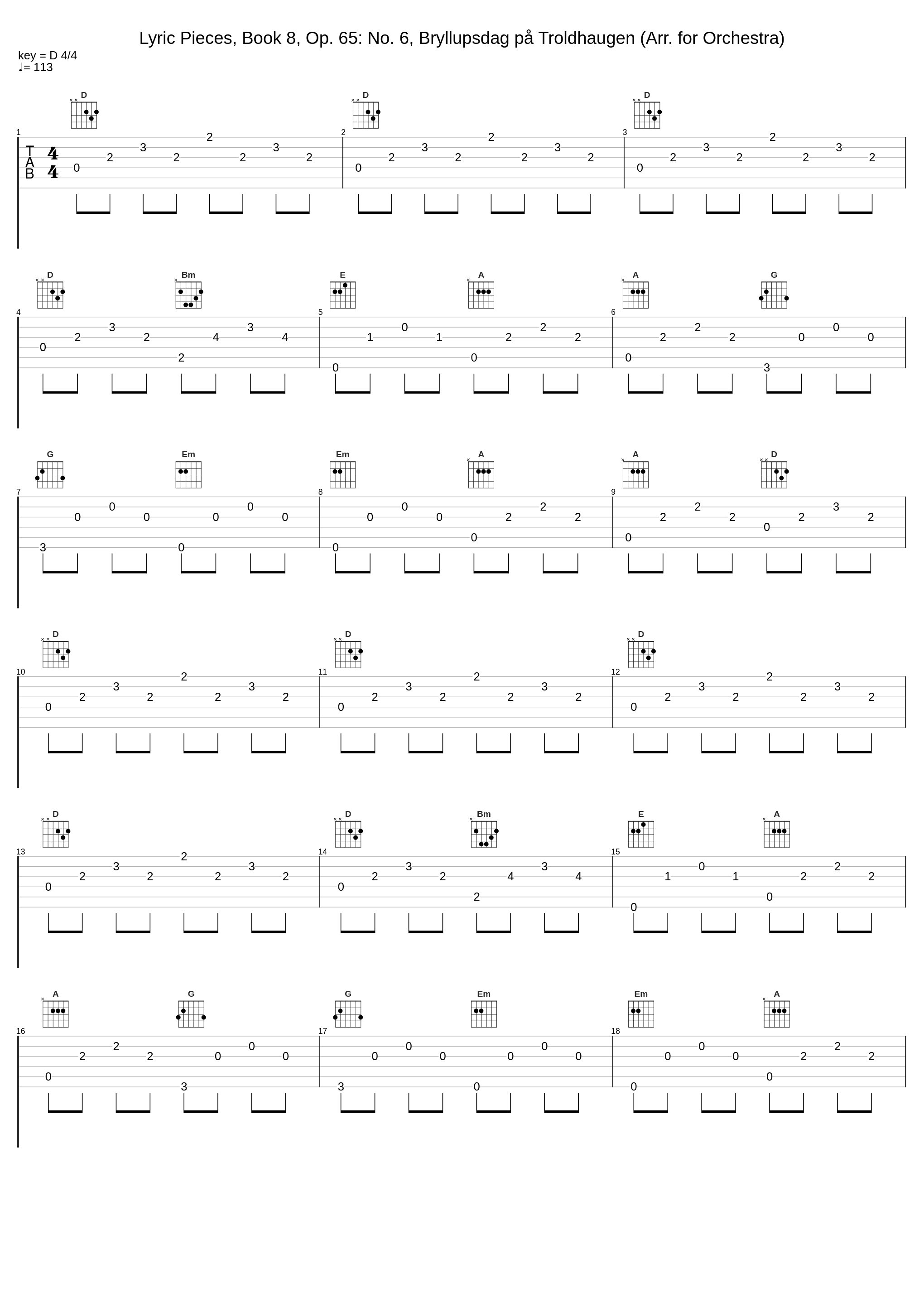 Lyric Pieces, Book 8, Op. 65: No. 6, Bryllupsdag på Troldhaugen (Arr. for Orchestra)_Academy of St. Martin in the Fields_1