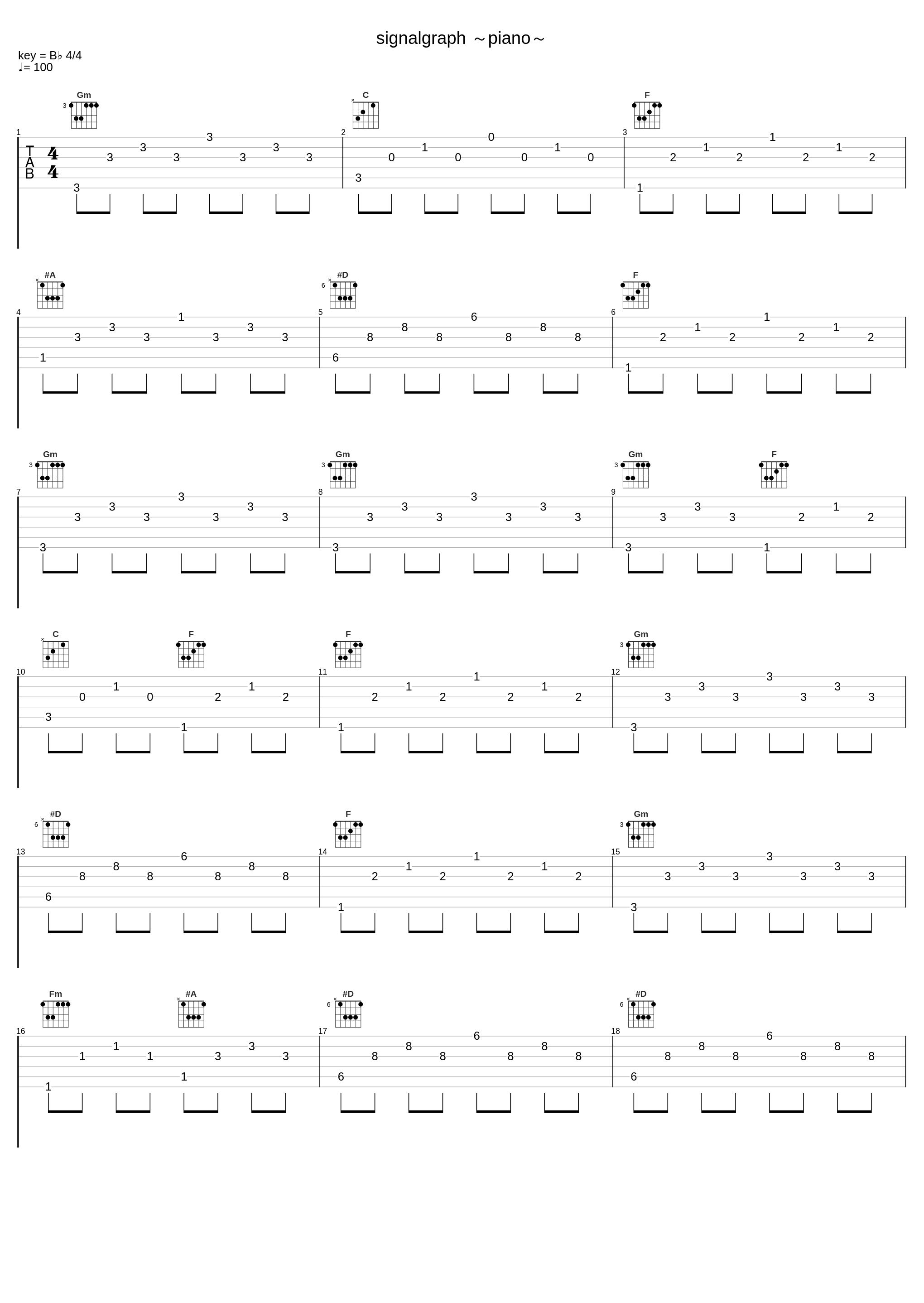 signalgraph ～piano～_Elements Garden_1