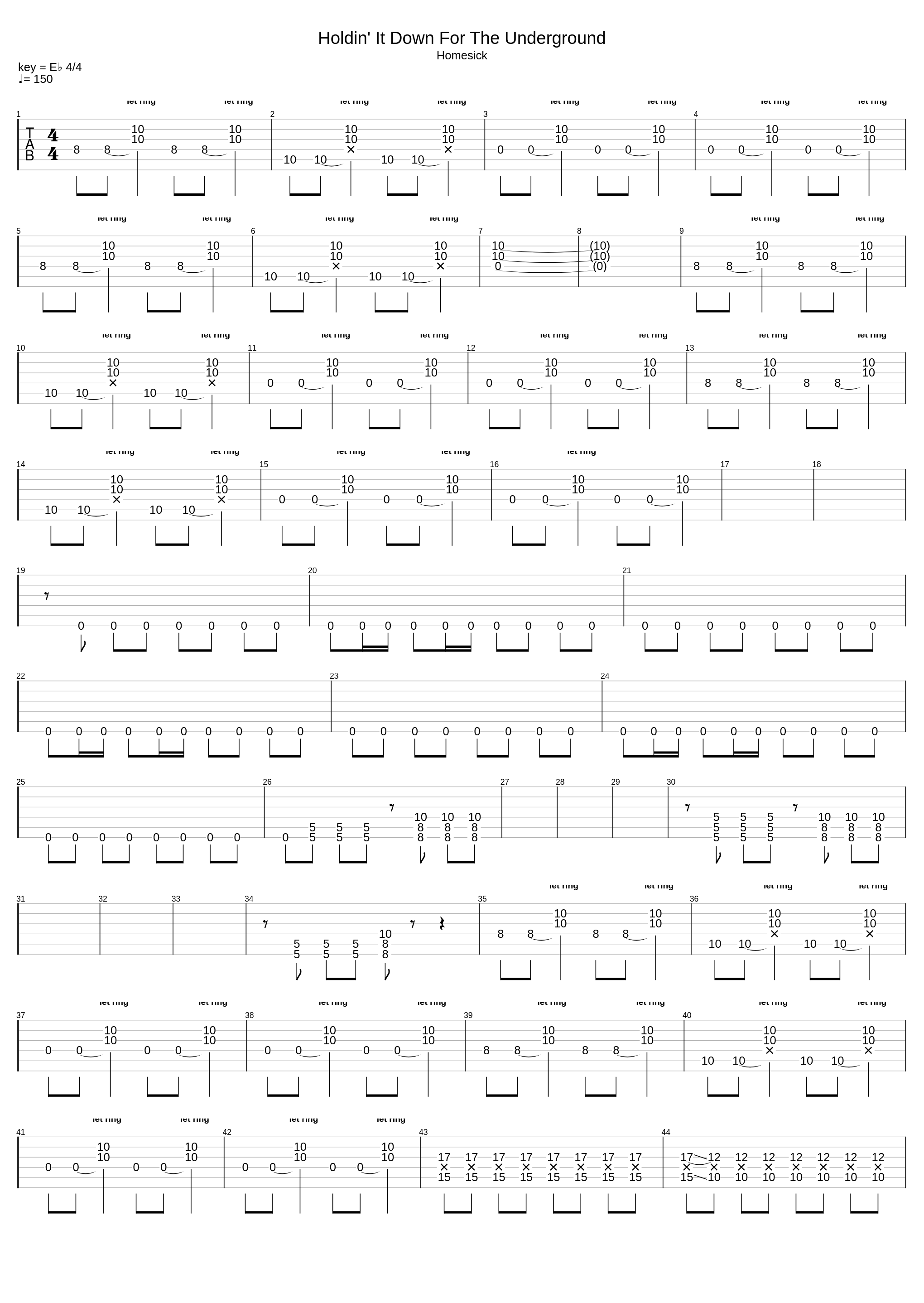 Holdin' It Down For The Underground_A Day To Remember_1