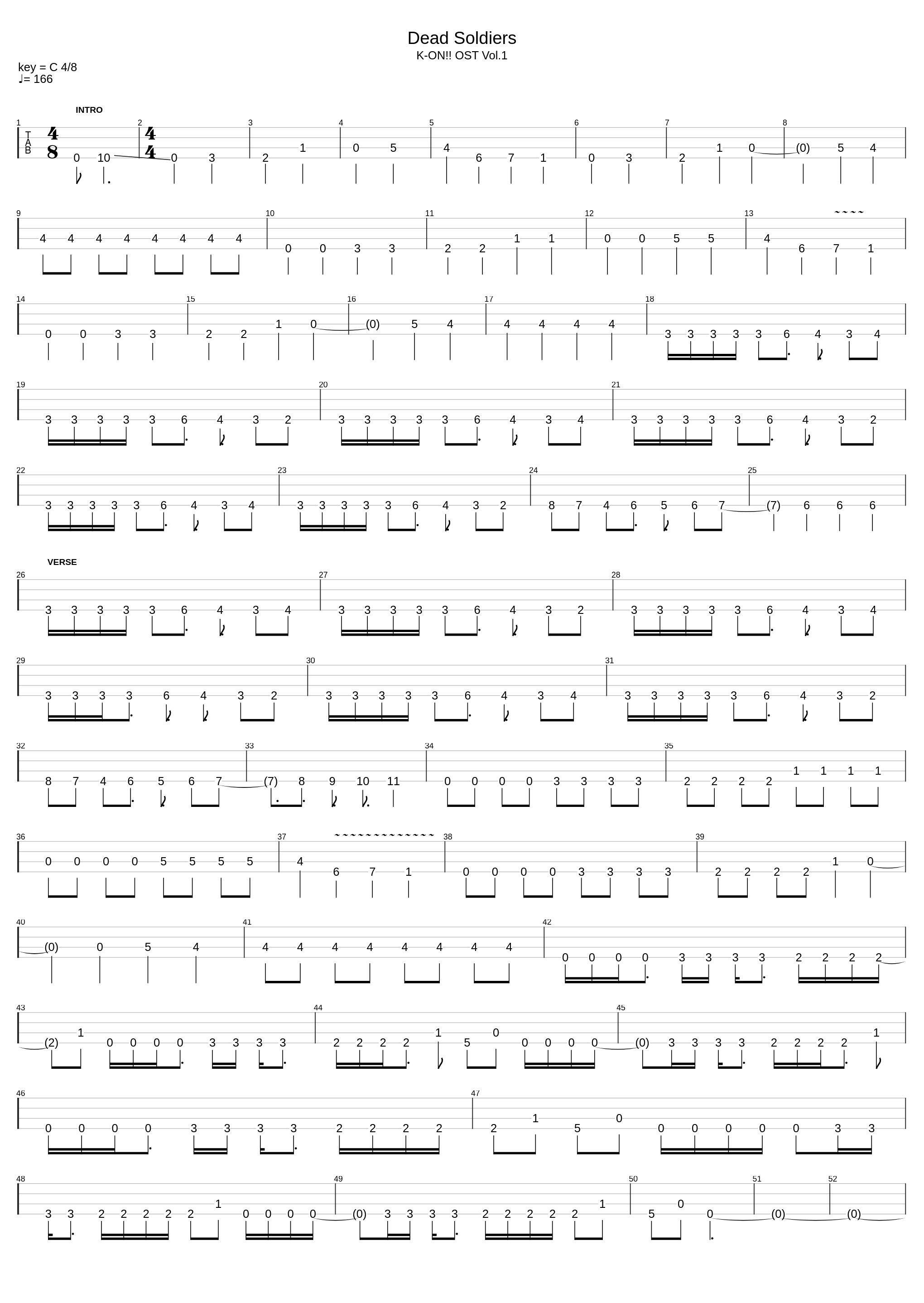 Dead Soldiers_K-On!!_1