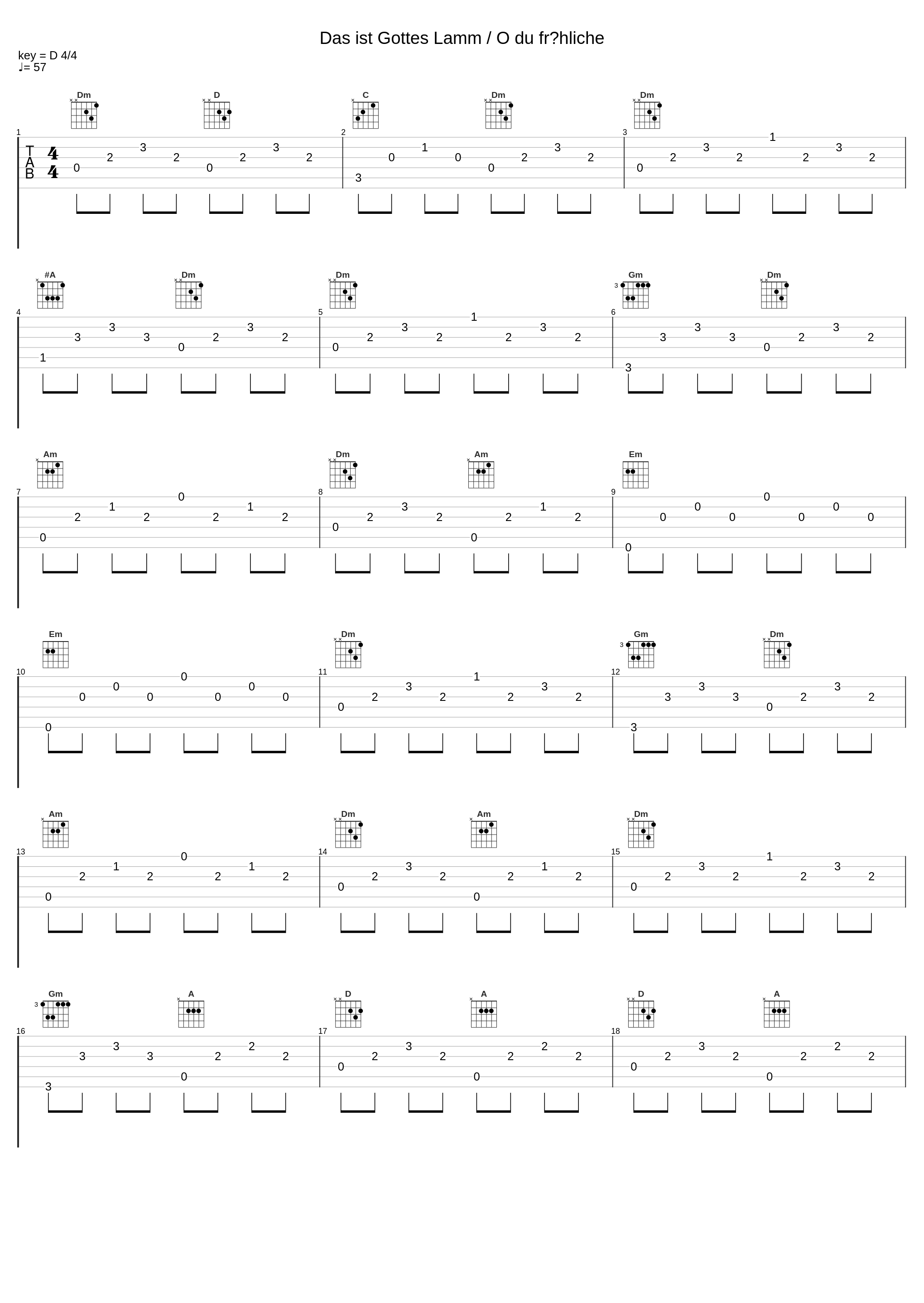 Das ist Gottes Lamm / O du fröhliche_Gerhard Schnitter,Time to Sing_1