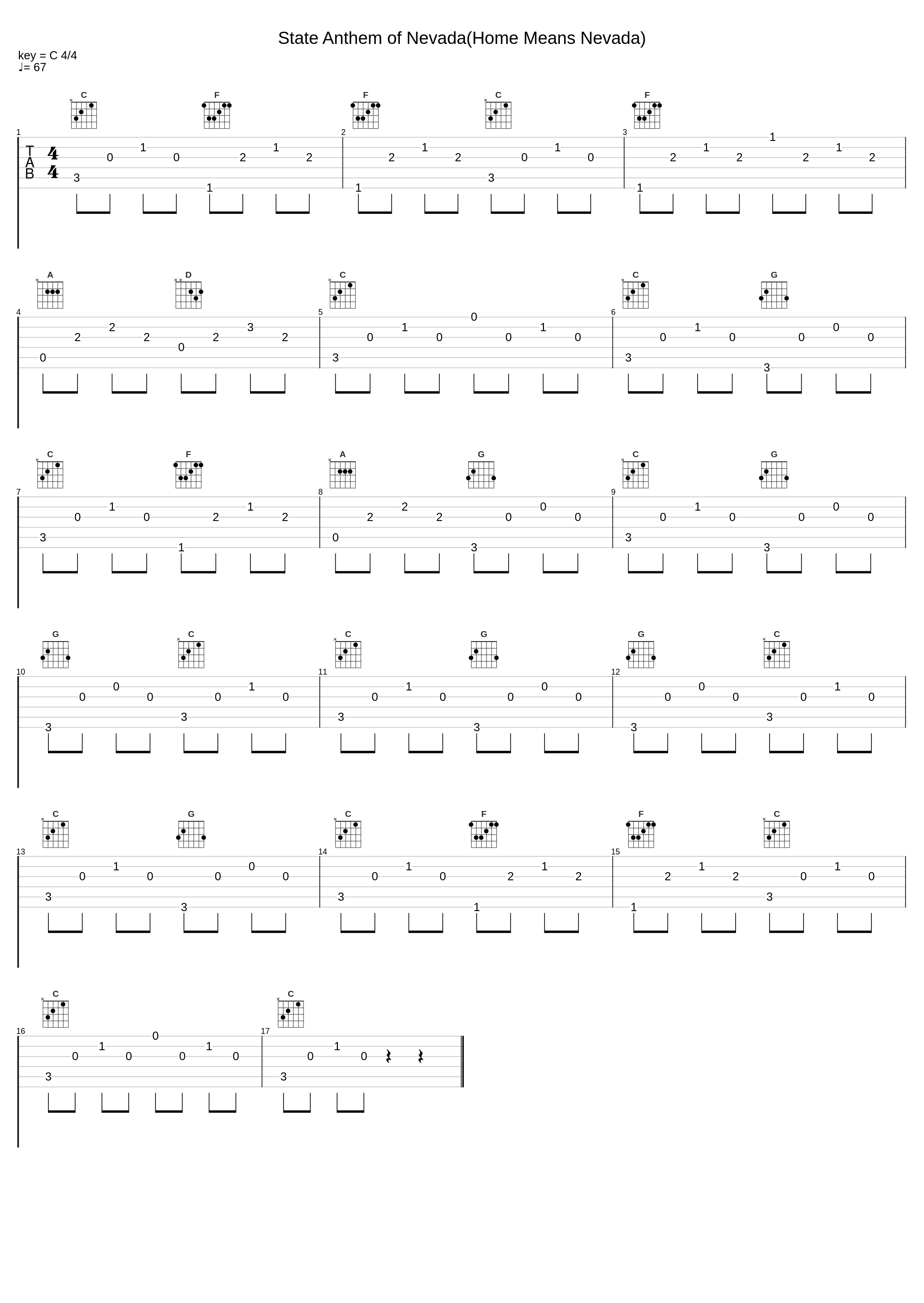 State Anthem of Nevada(Home Means Nevada)_Don Joe_1