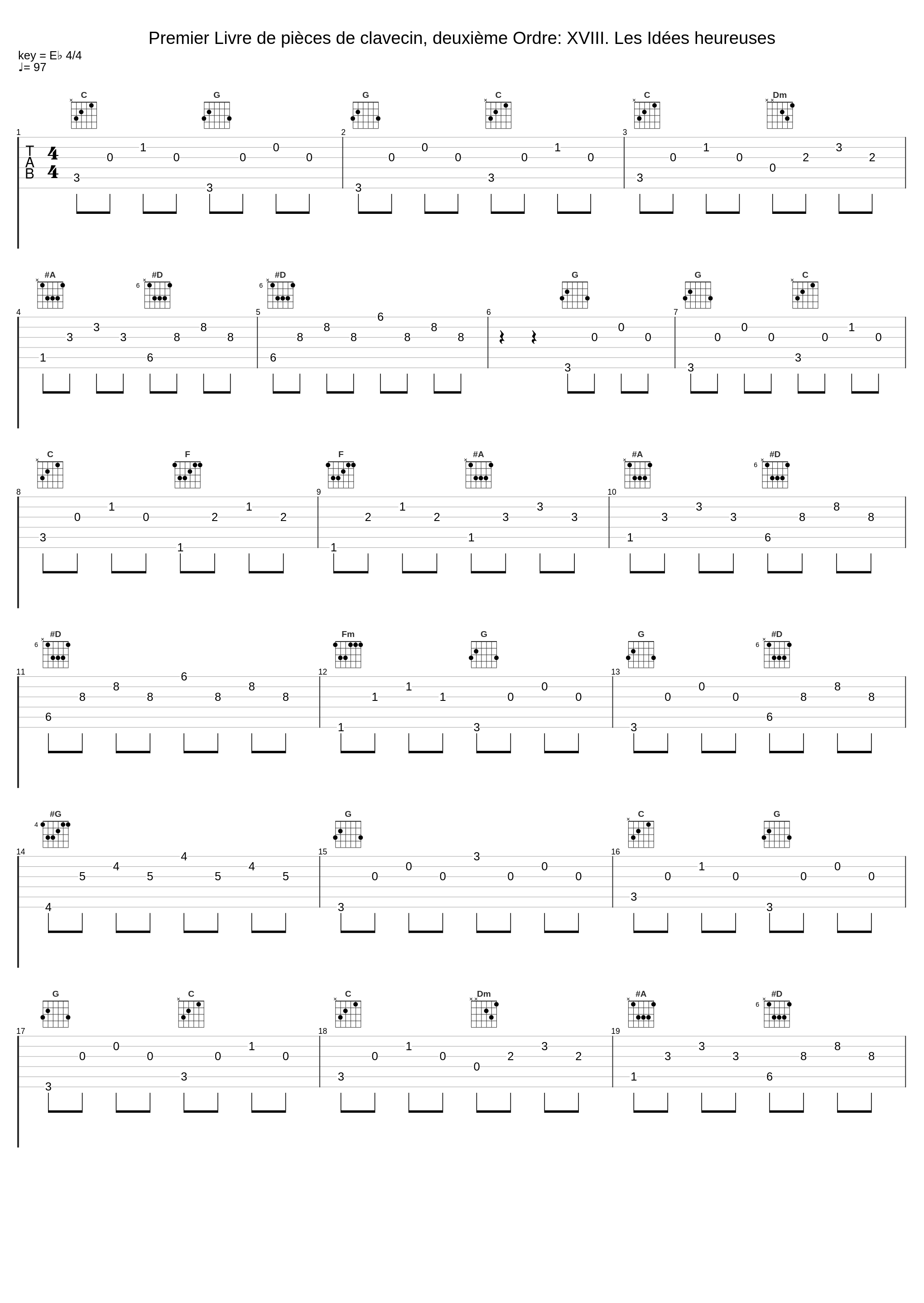 Premier Livre de pièces de clavecin, deuxième Ordre: XVIII. Les Idées heureuses_Christophe Rousset,Les Talens Lyriques_1