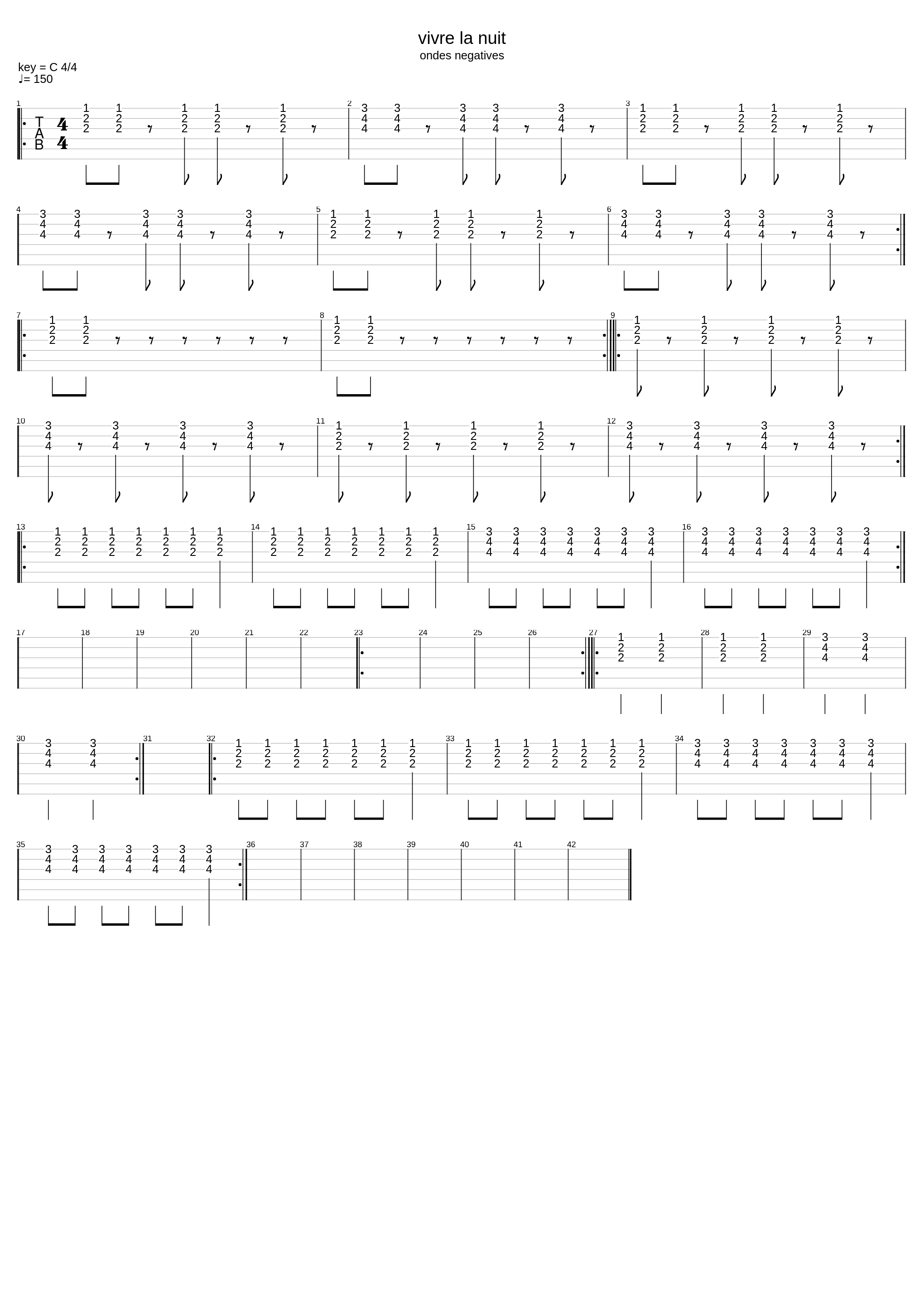 Vivre La Nuit_Les Ondes Negatives_1