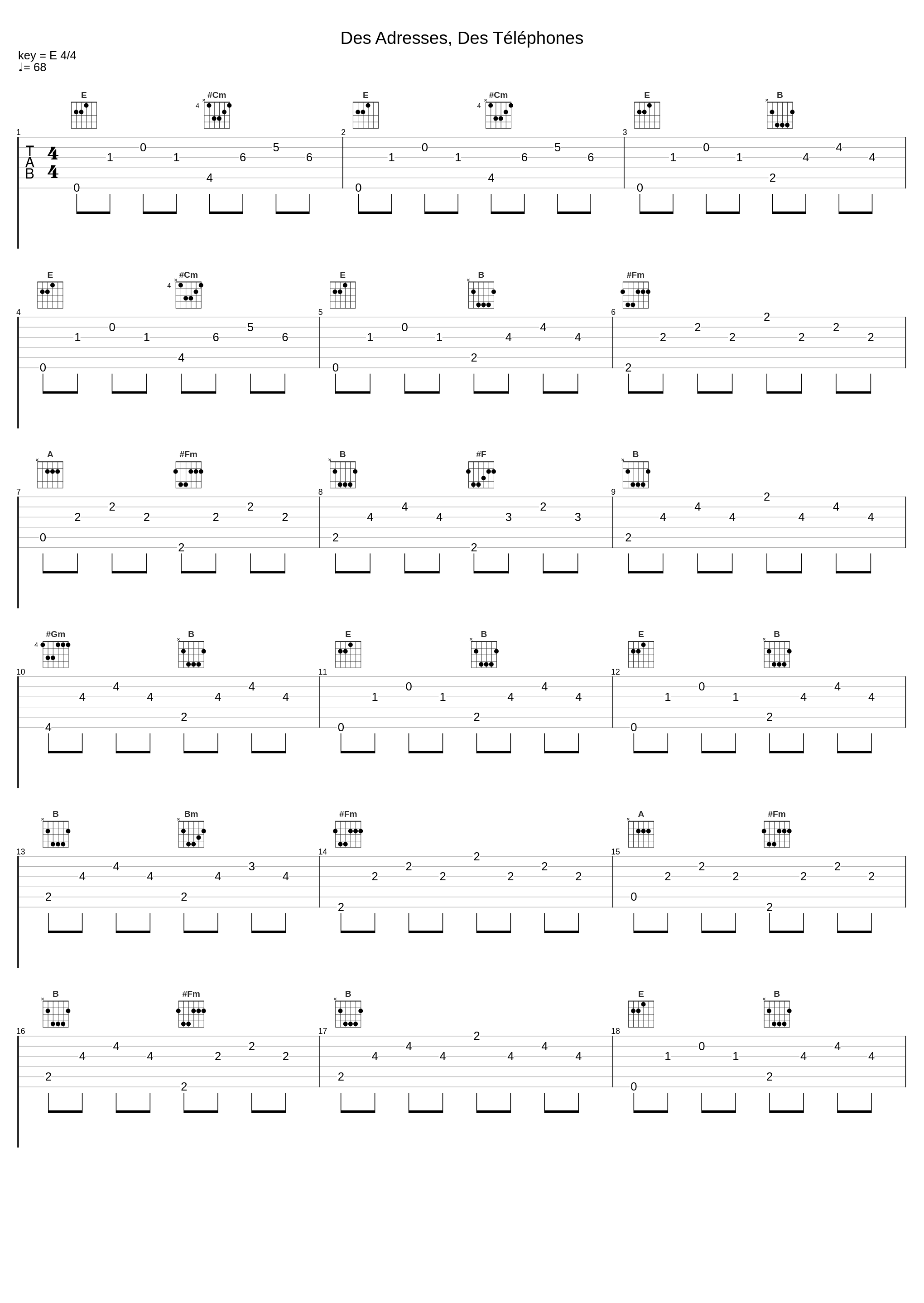 Des Adresses, Des Téléphones_Marie Laforêt_1