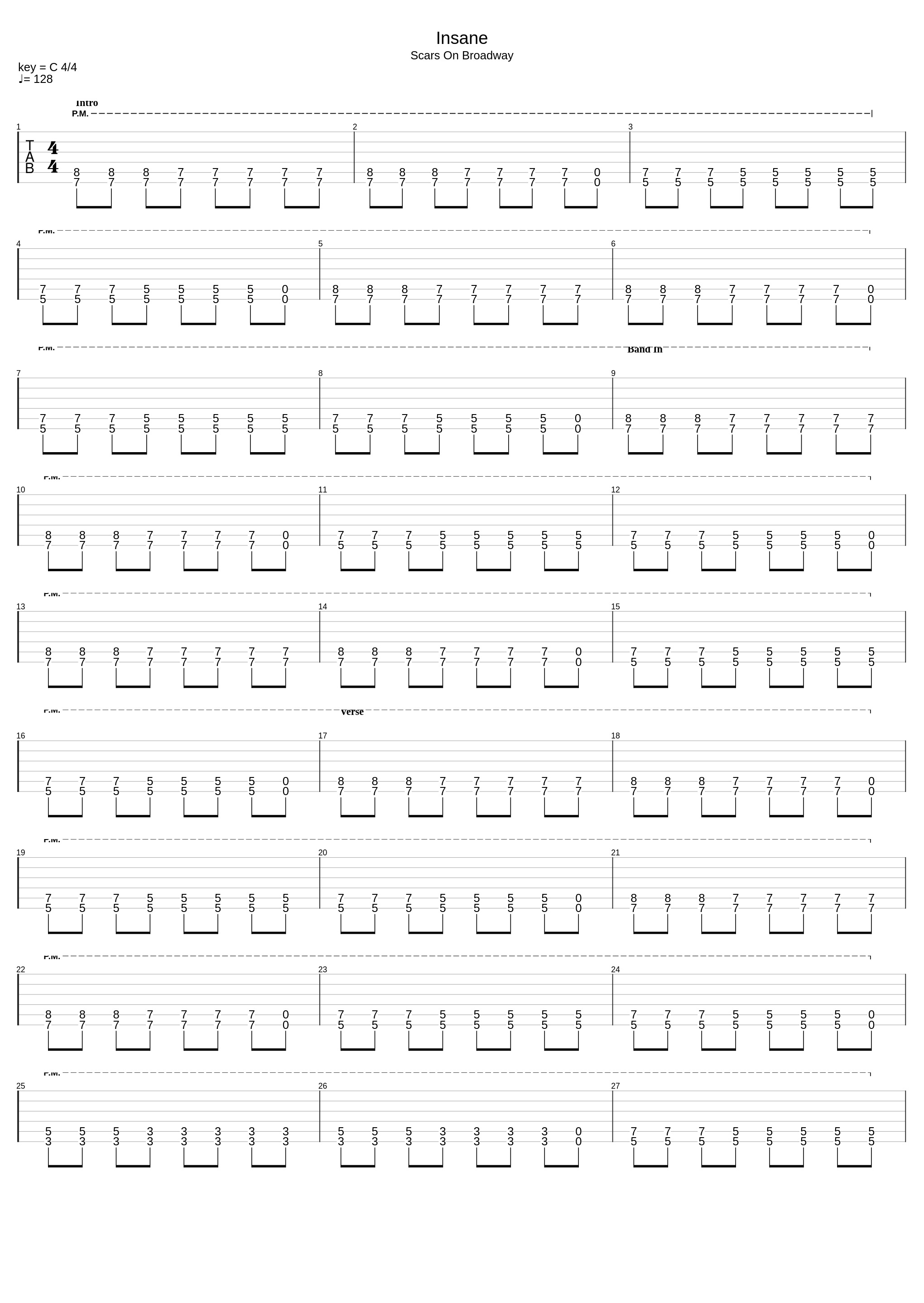 Insane_Scars On Broadway_1