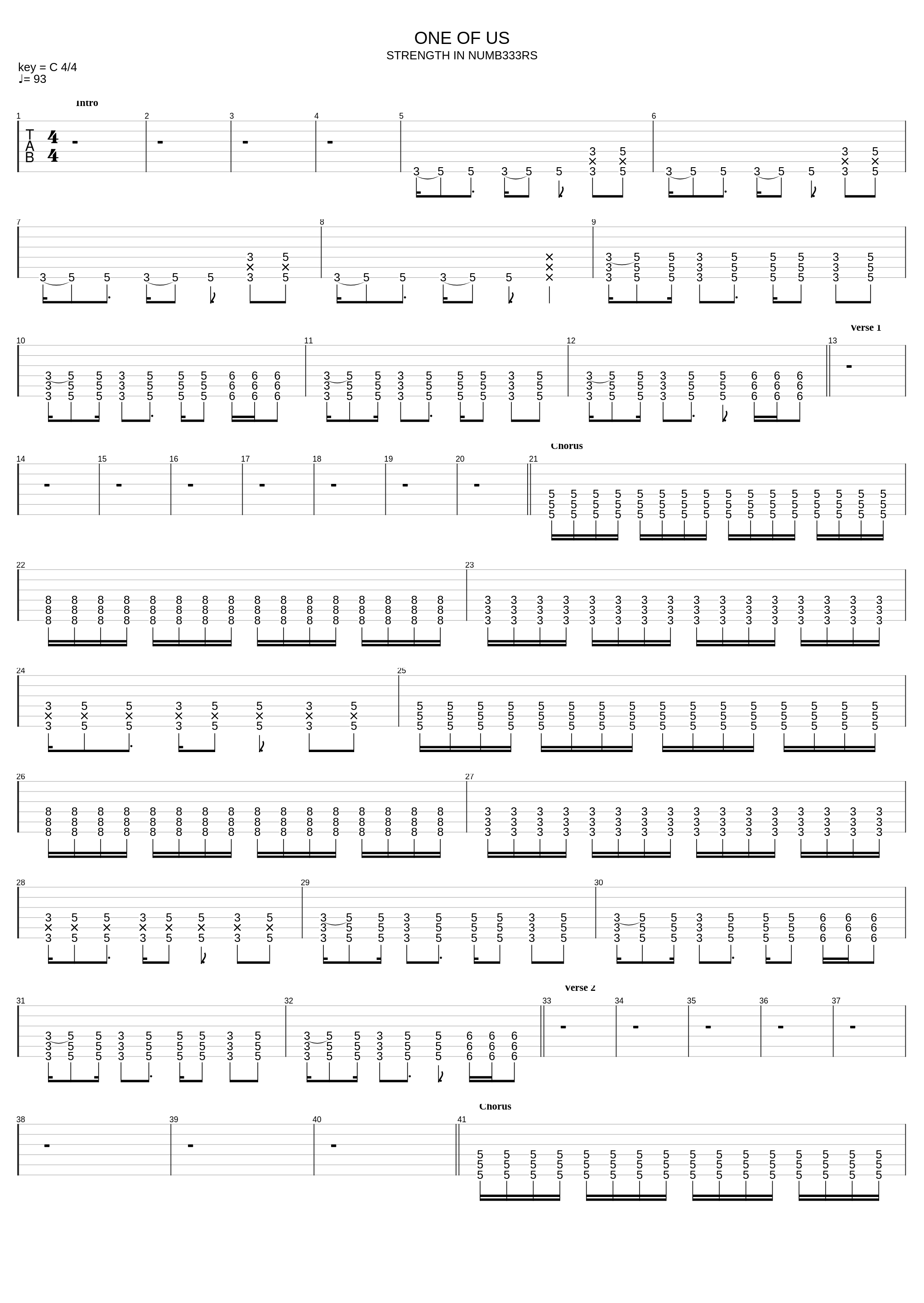 ONE OF US_Fever 333_1