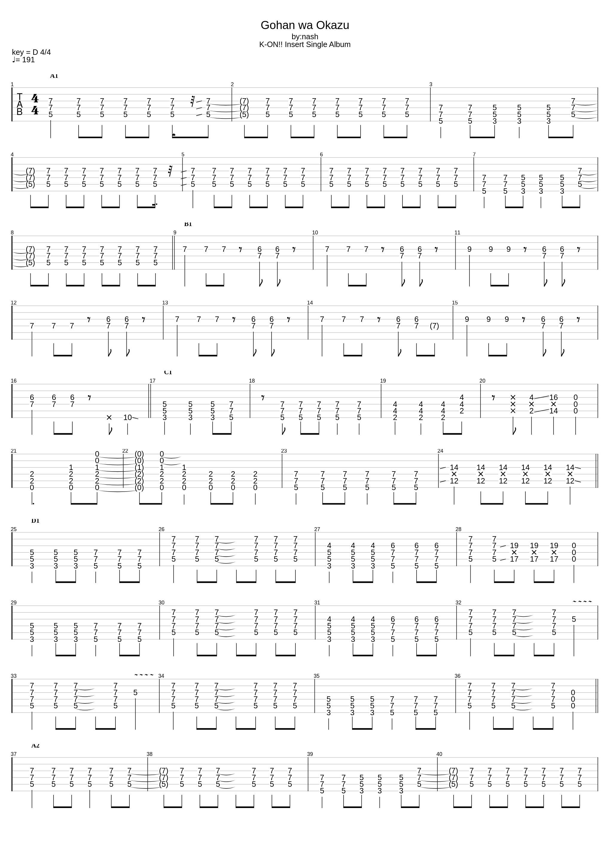 Gohan Wa Okazu_K On By Nash_1