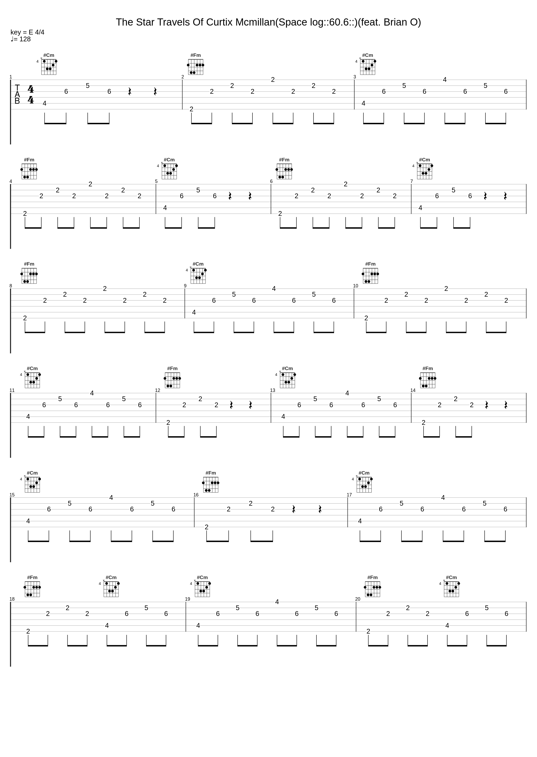 The Star Travels Of Curtix Mcmillan(Space log::60.6::)(feat. Brian O)_Rex Mundi,Brian O_1