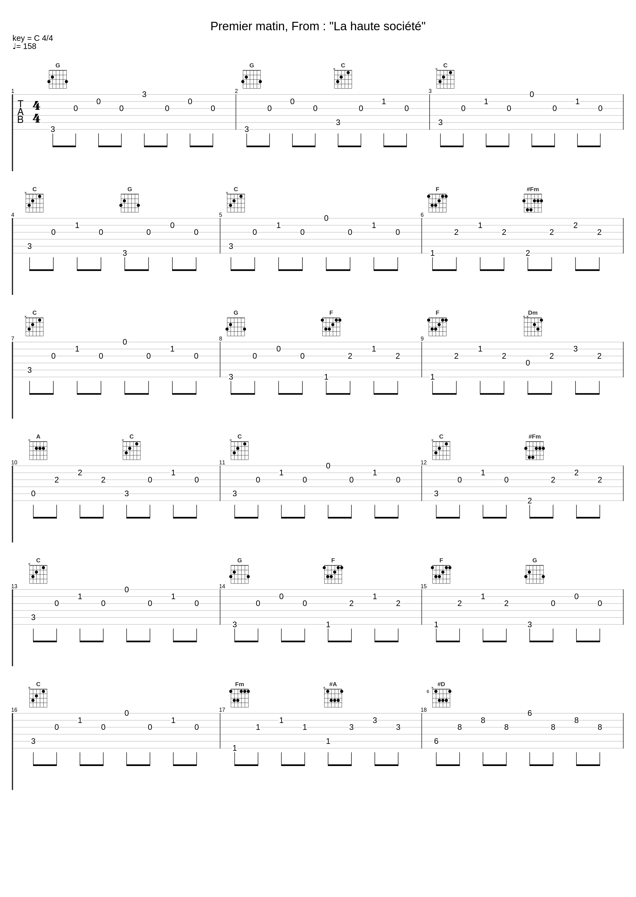 Premier matin, From : "La haute société"_Les Compagnons De La Chanson_1