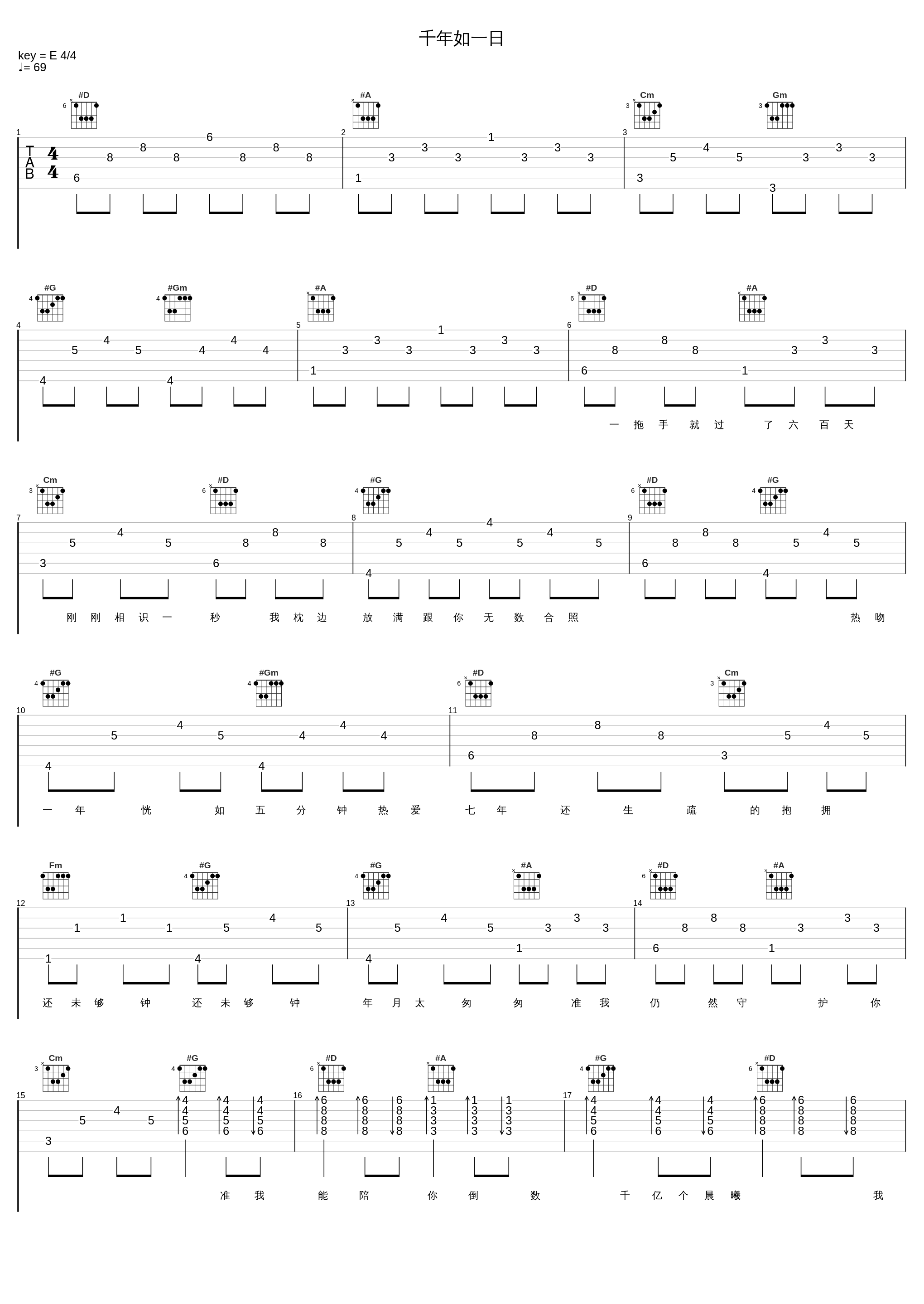 千年如一日_郑秀文_1