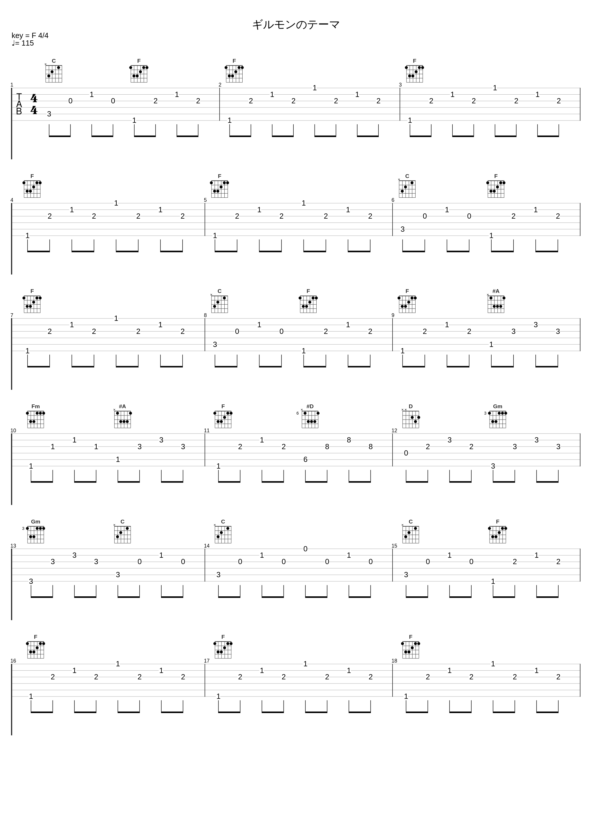 ギルモンのテーマ_有泽孝纪_1