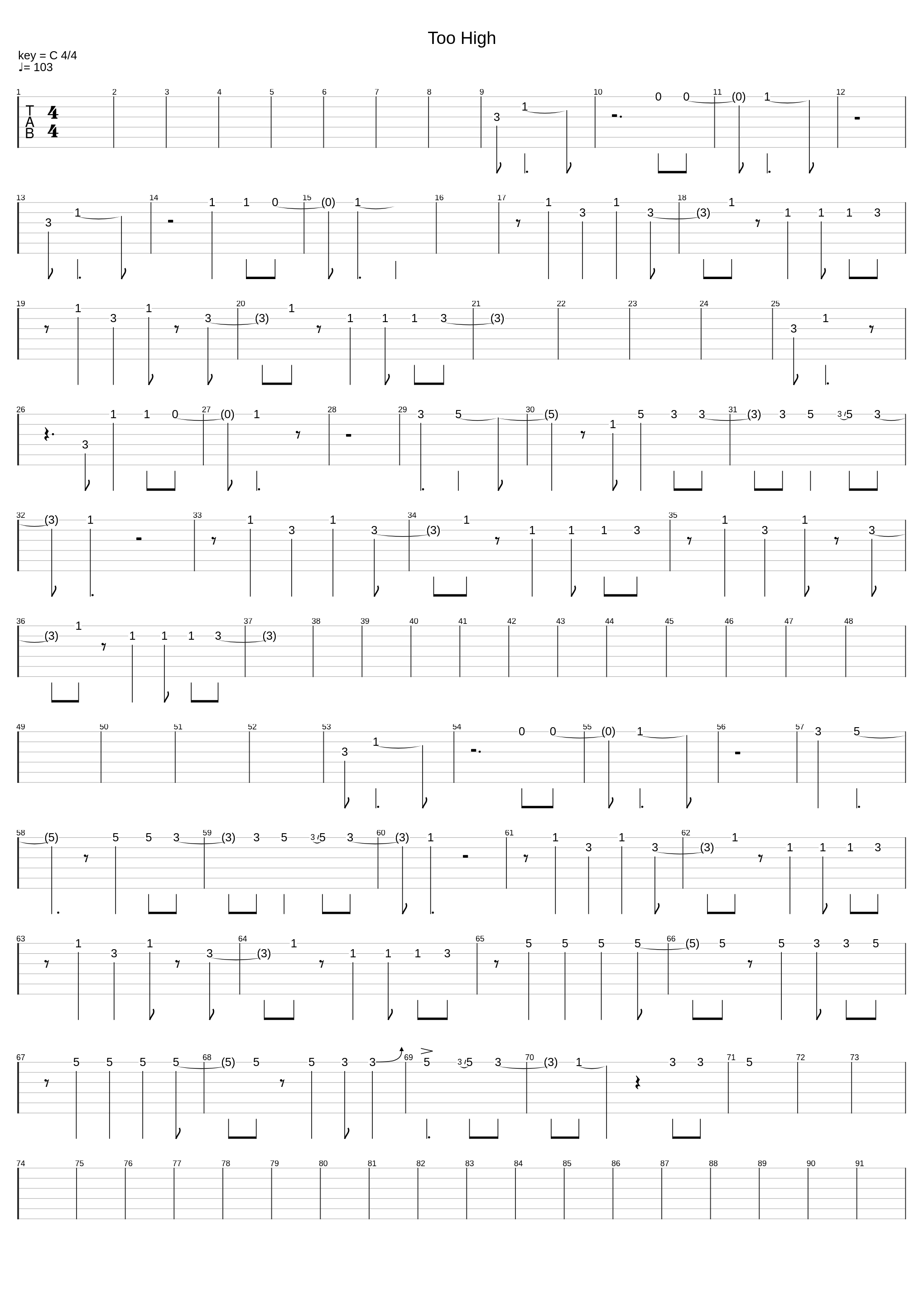 Too High_The Music_1