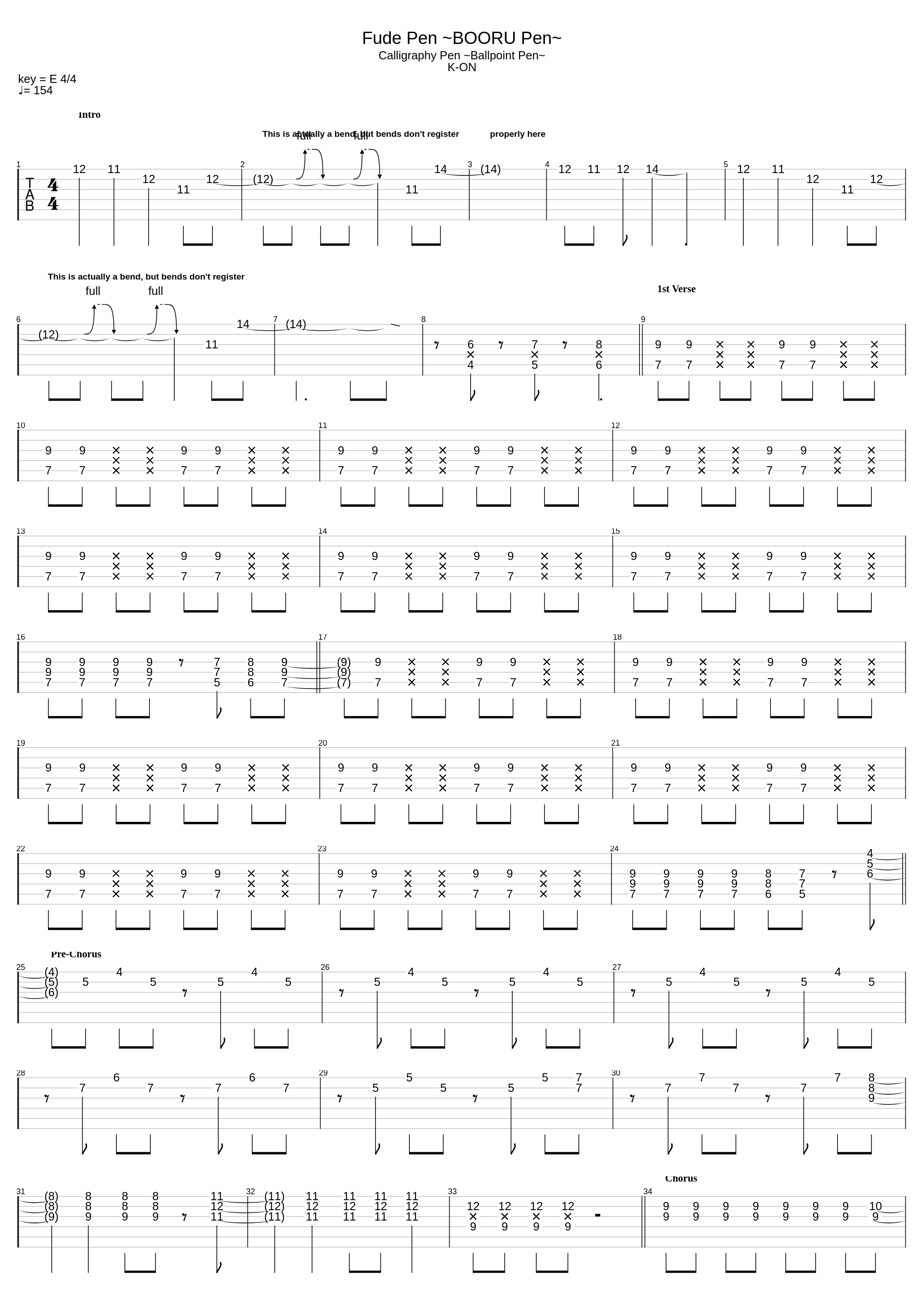 ふでペン ~ボールペン~_K-On!!_1