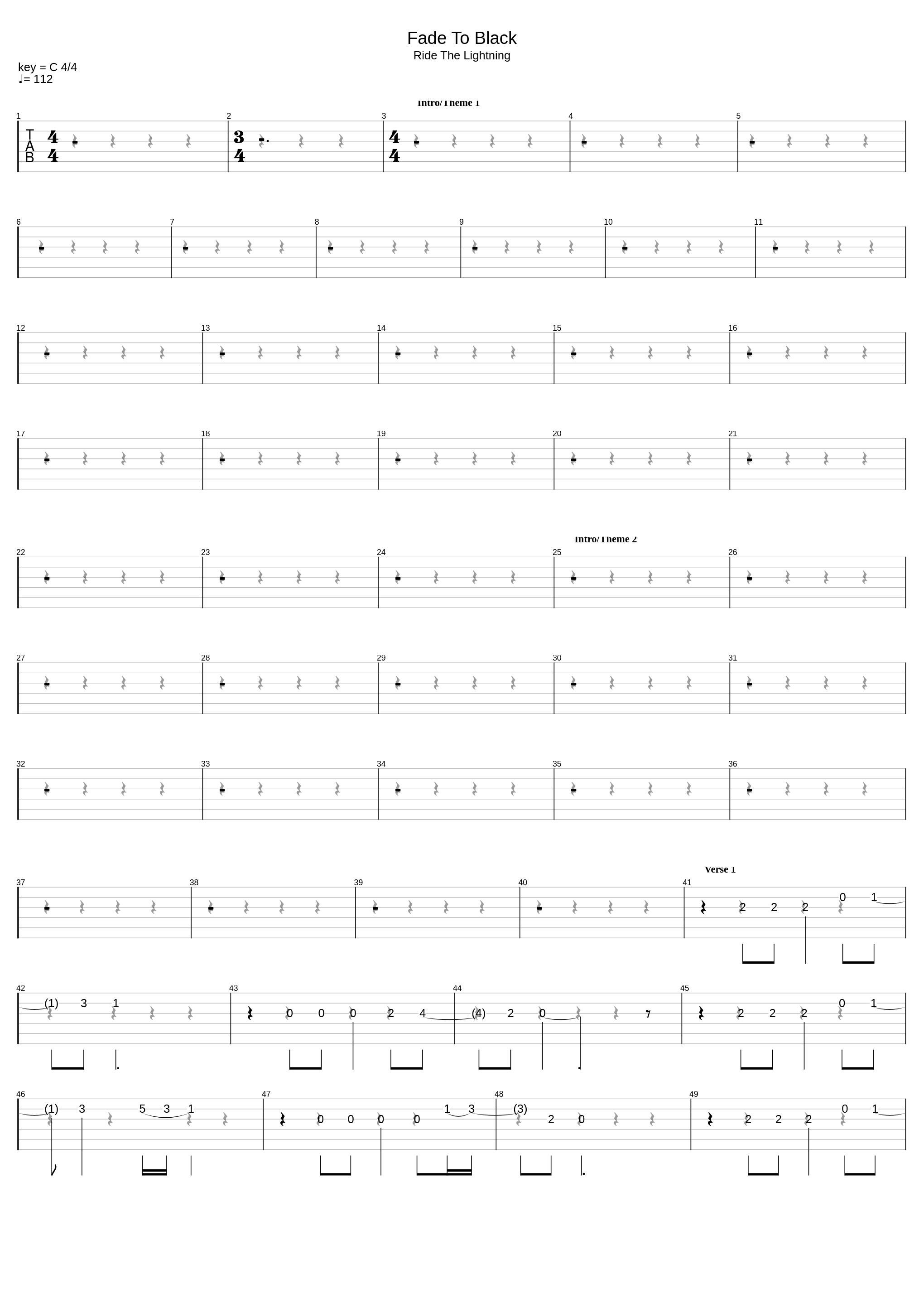 Ossian Green_Fade To Black - Metallica_1