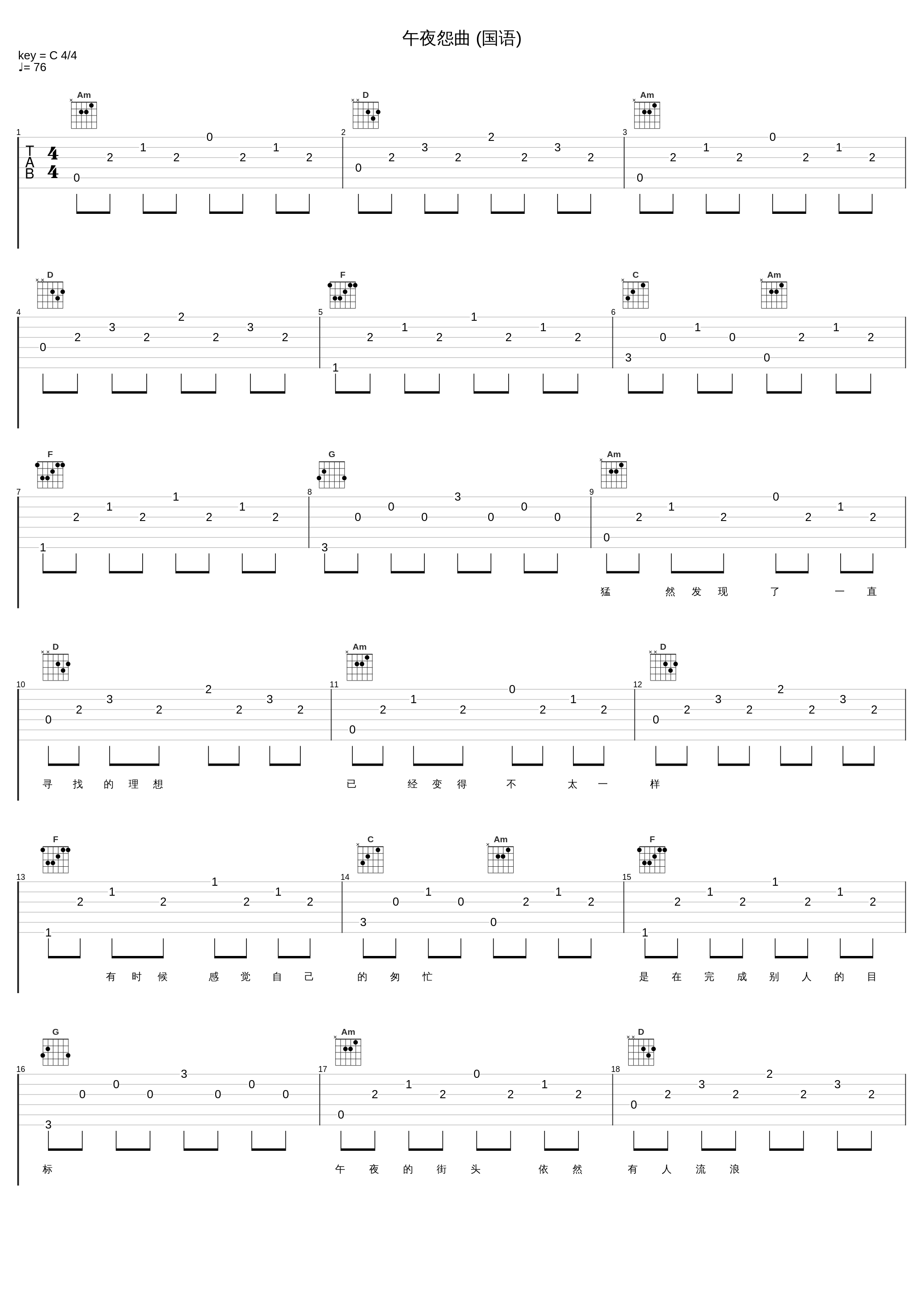 午夜怨曲 (国语)_BEYOND_1