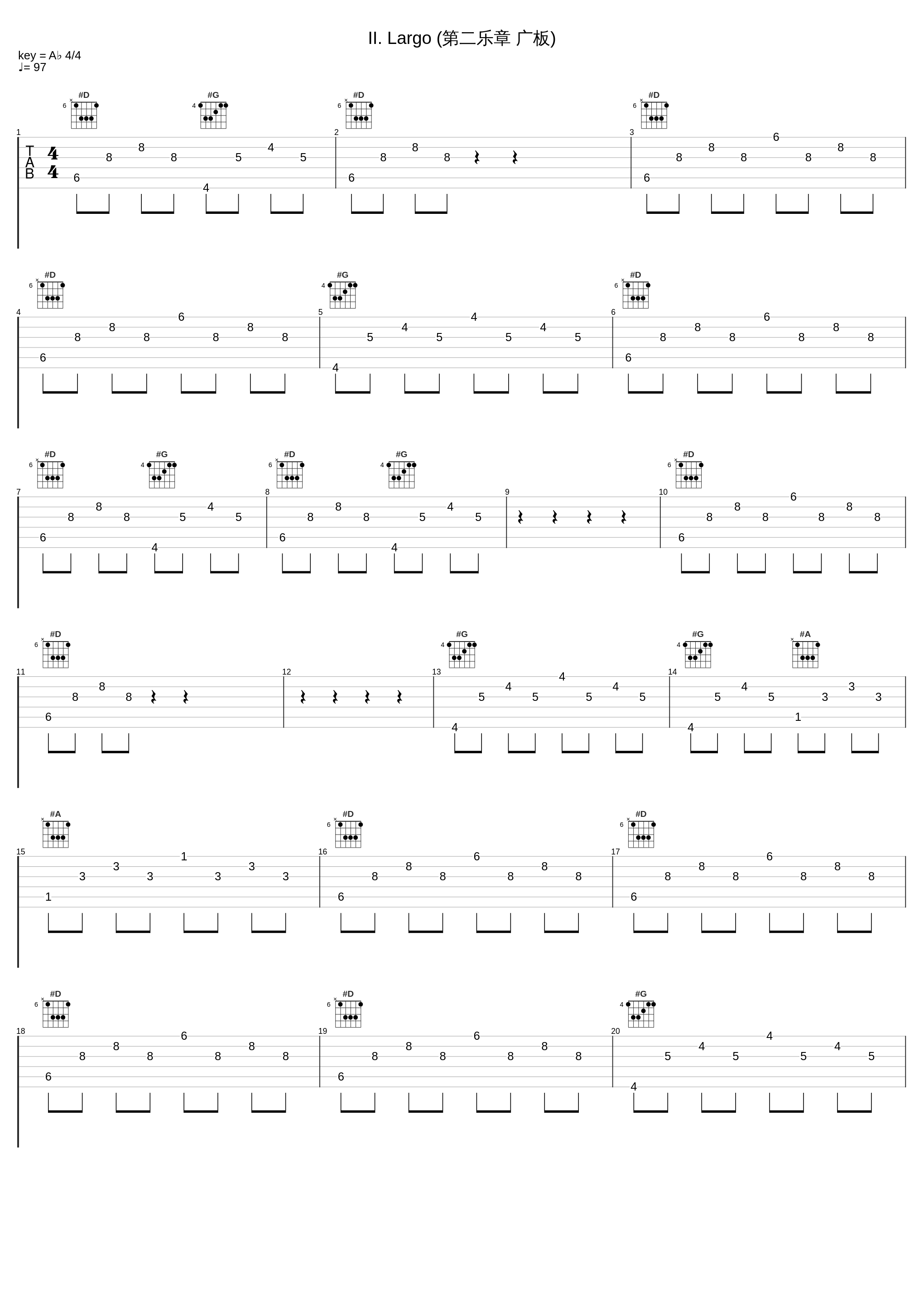 II. Largo (第二乐章 广板)_Muza Rubackyte,Michael Ludwig,Laszlo Fenyo,Lithuanian National Symphony Orchestra_1