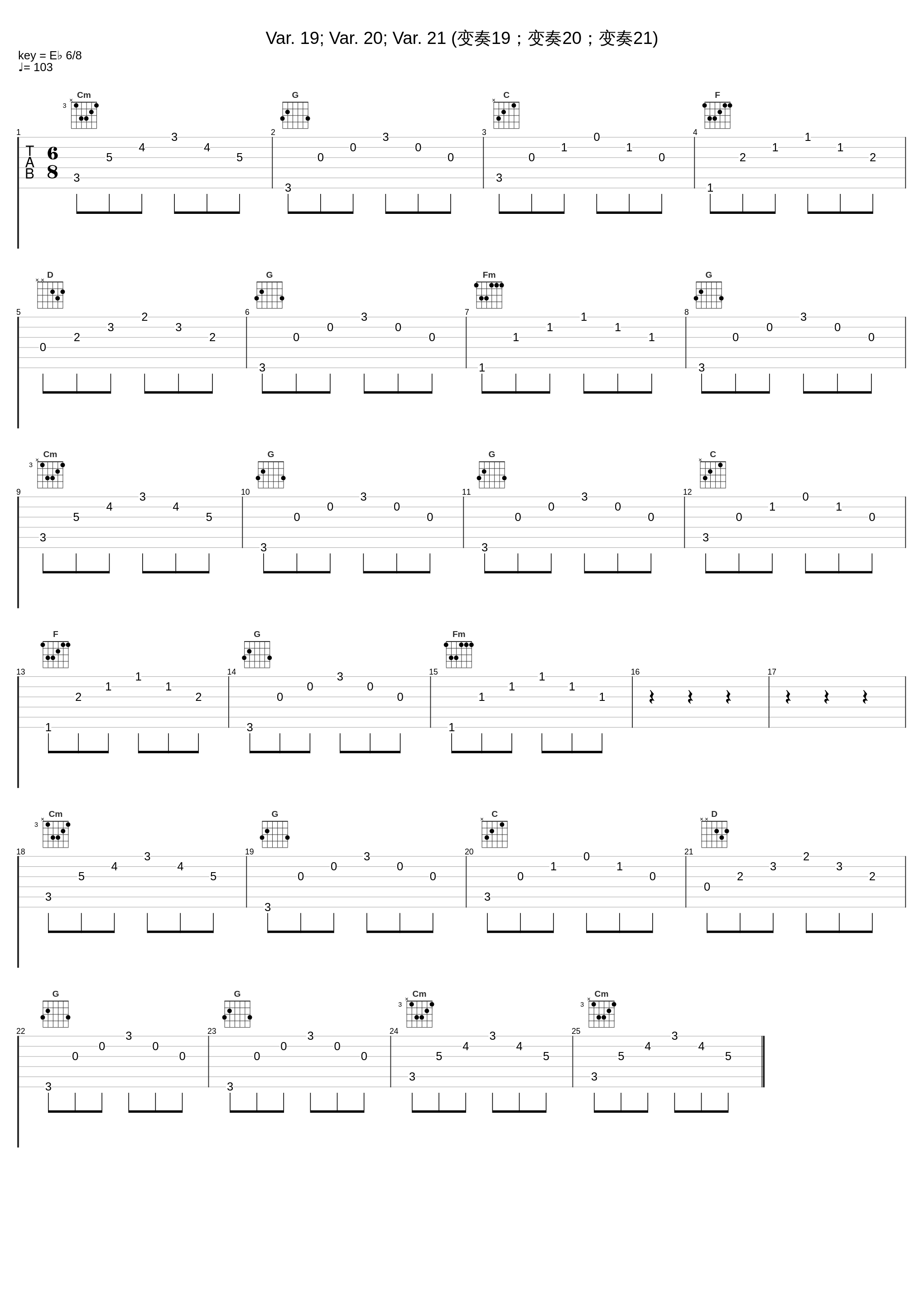 Var. 19; Var. 20; Var. 21 (变奏19；变奏20；变奏21)_Glenn Gould_1