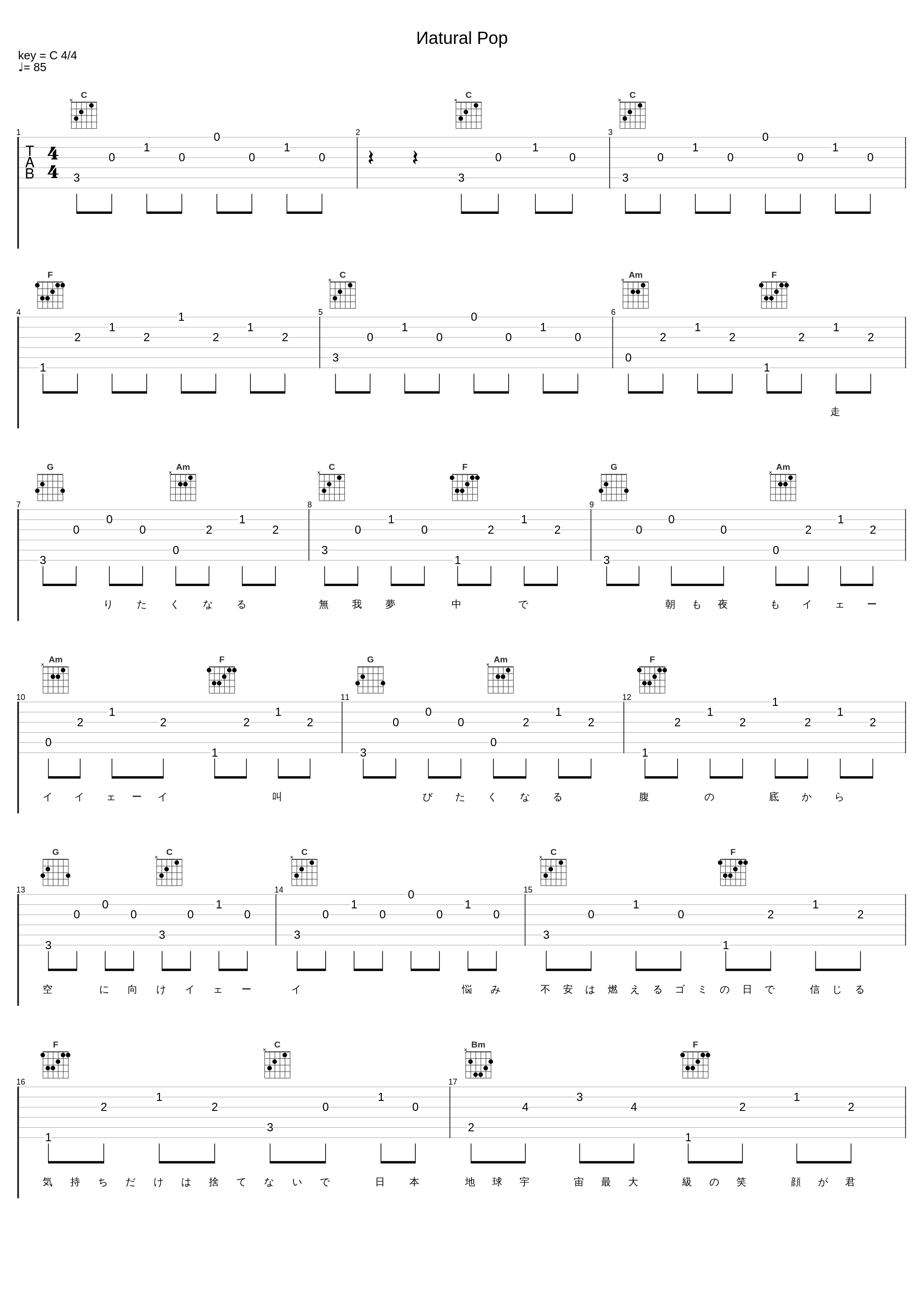 Иatural Pop_ORANGE RANGE_1