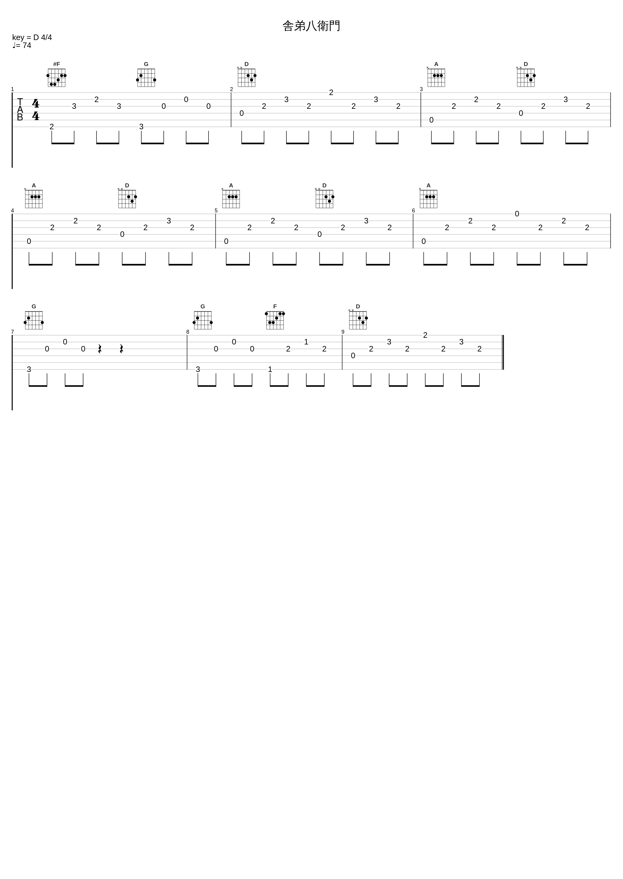 舎弟八衛門_和田薫_1