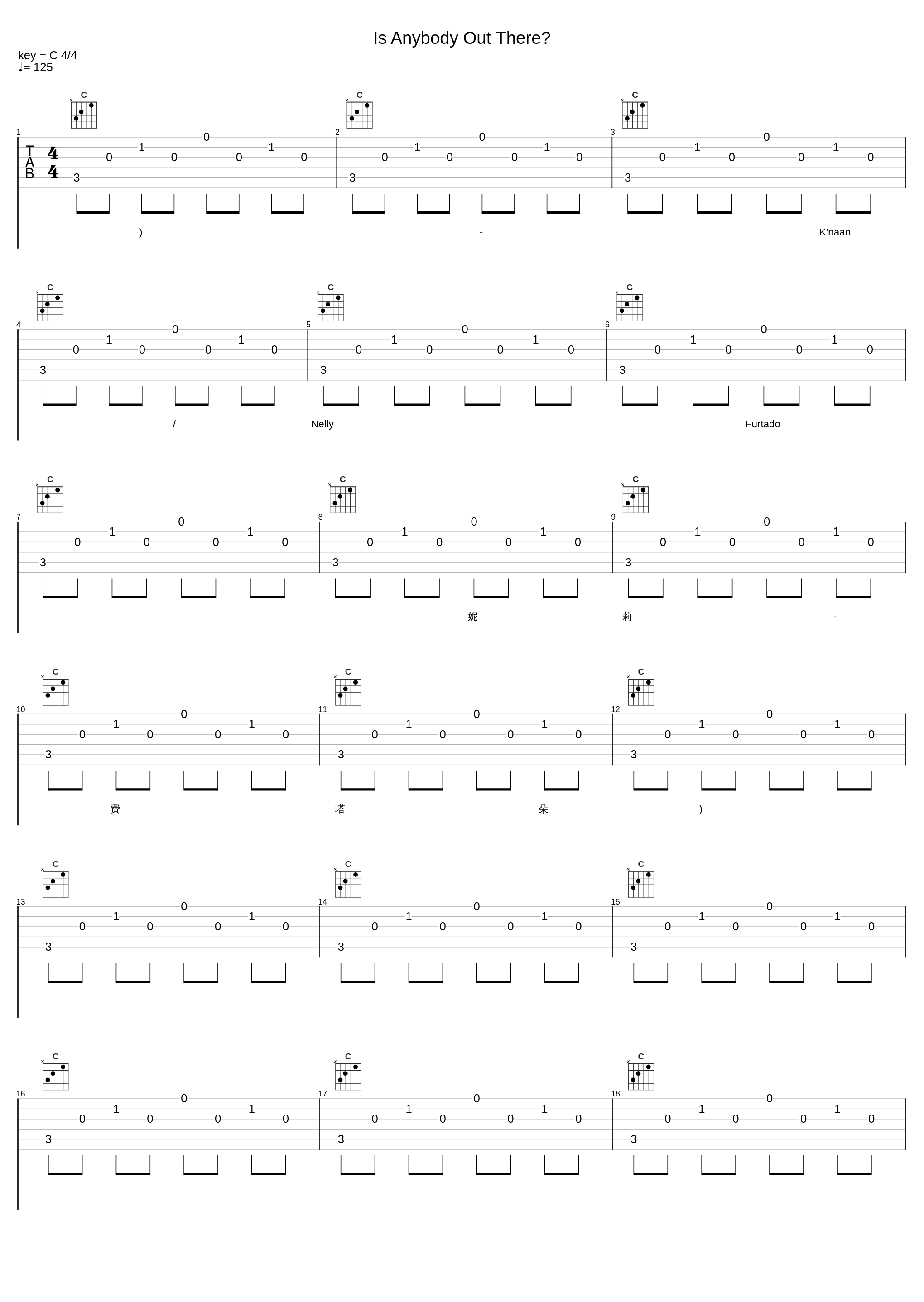 Is Anybody Out There?_K'naan,Nelly Furtado_1