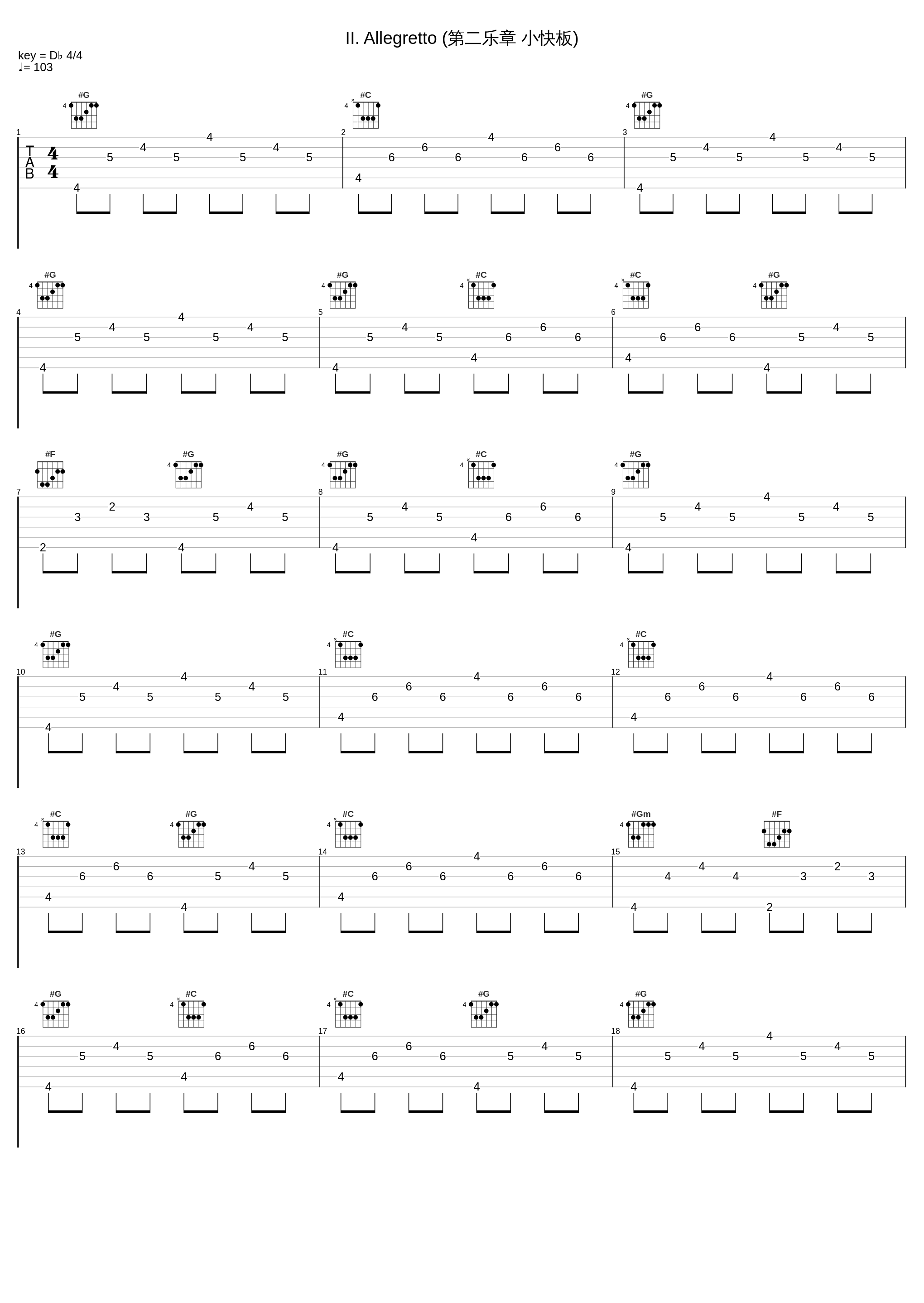 II. Allegretto (第二乐章 小快板)_Walter Gieseking_1