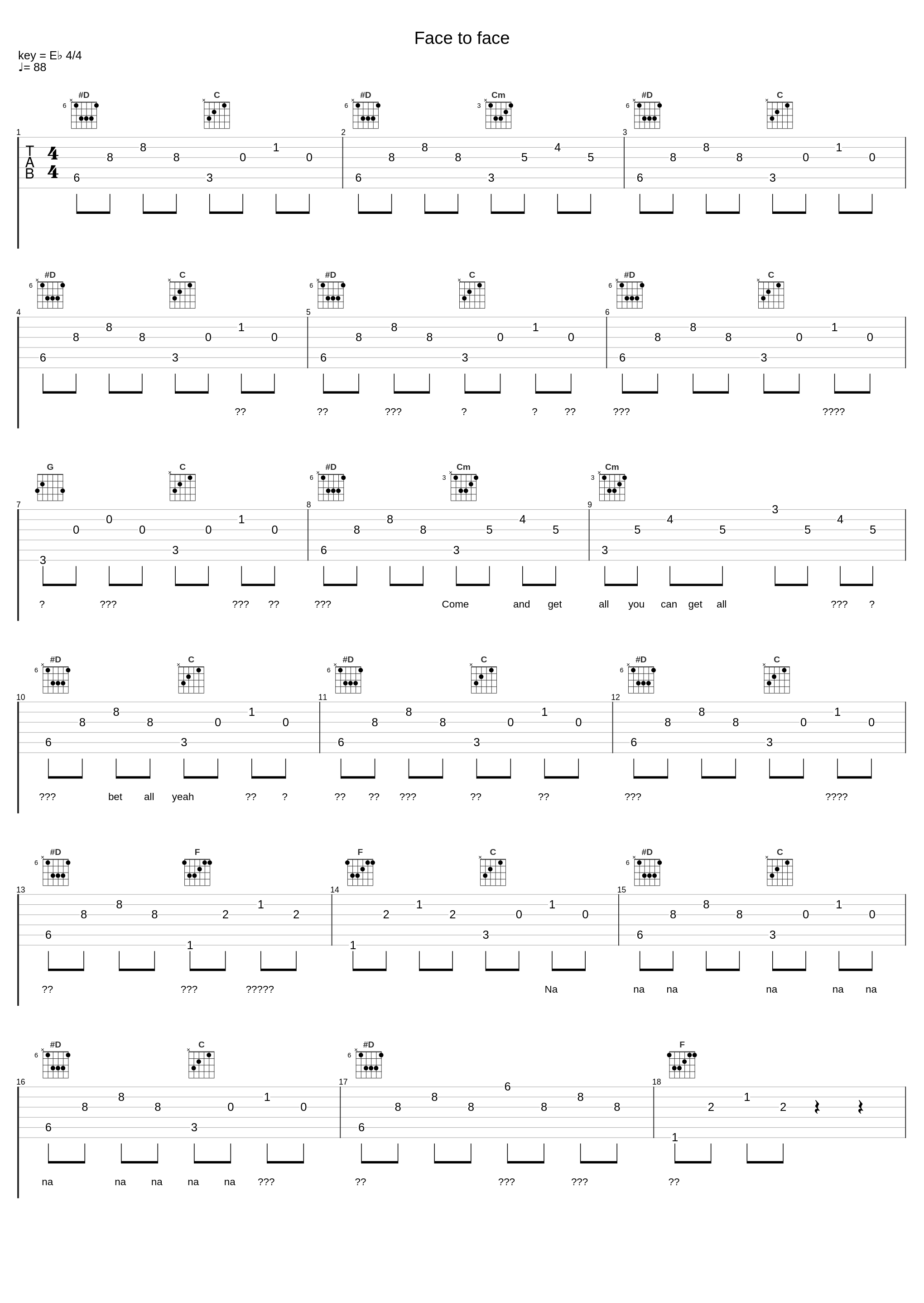 Face to face _姜昇润_1